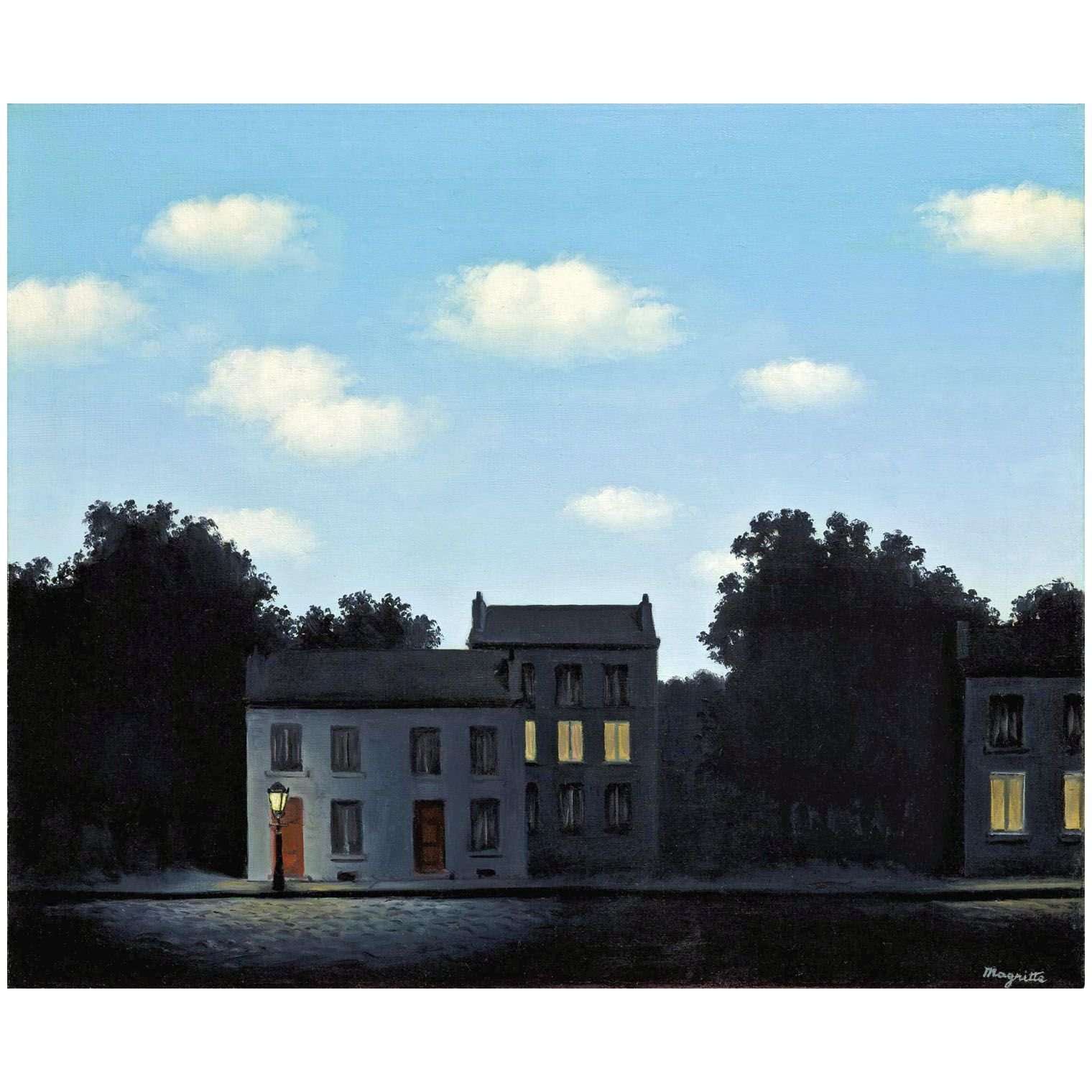  Rene Magritte. LEmpire des lumi?res. 1949. Private collection
