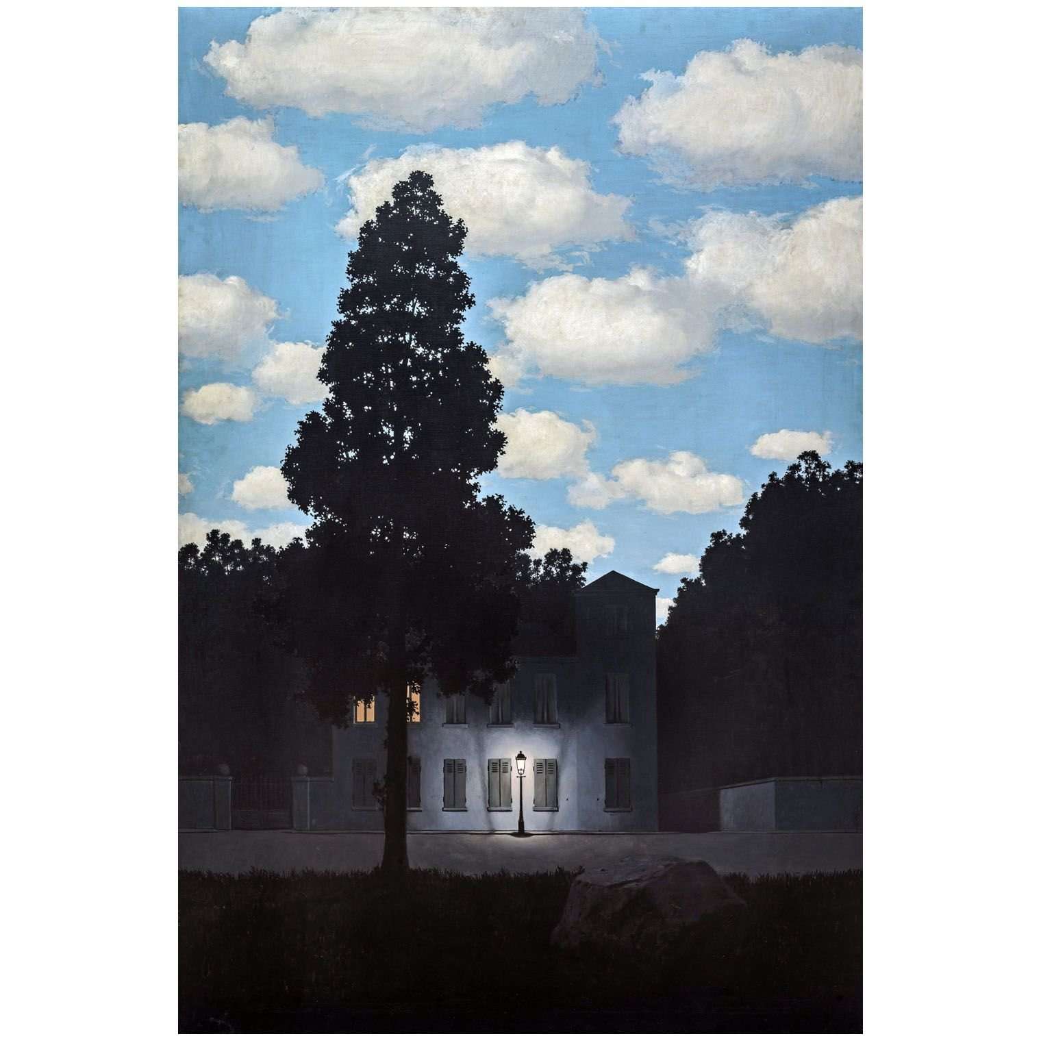  Rene Magritte. LEmpire des lumi?res. 1954. Musee Magritte Brussels
