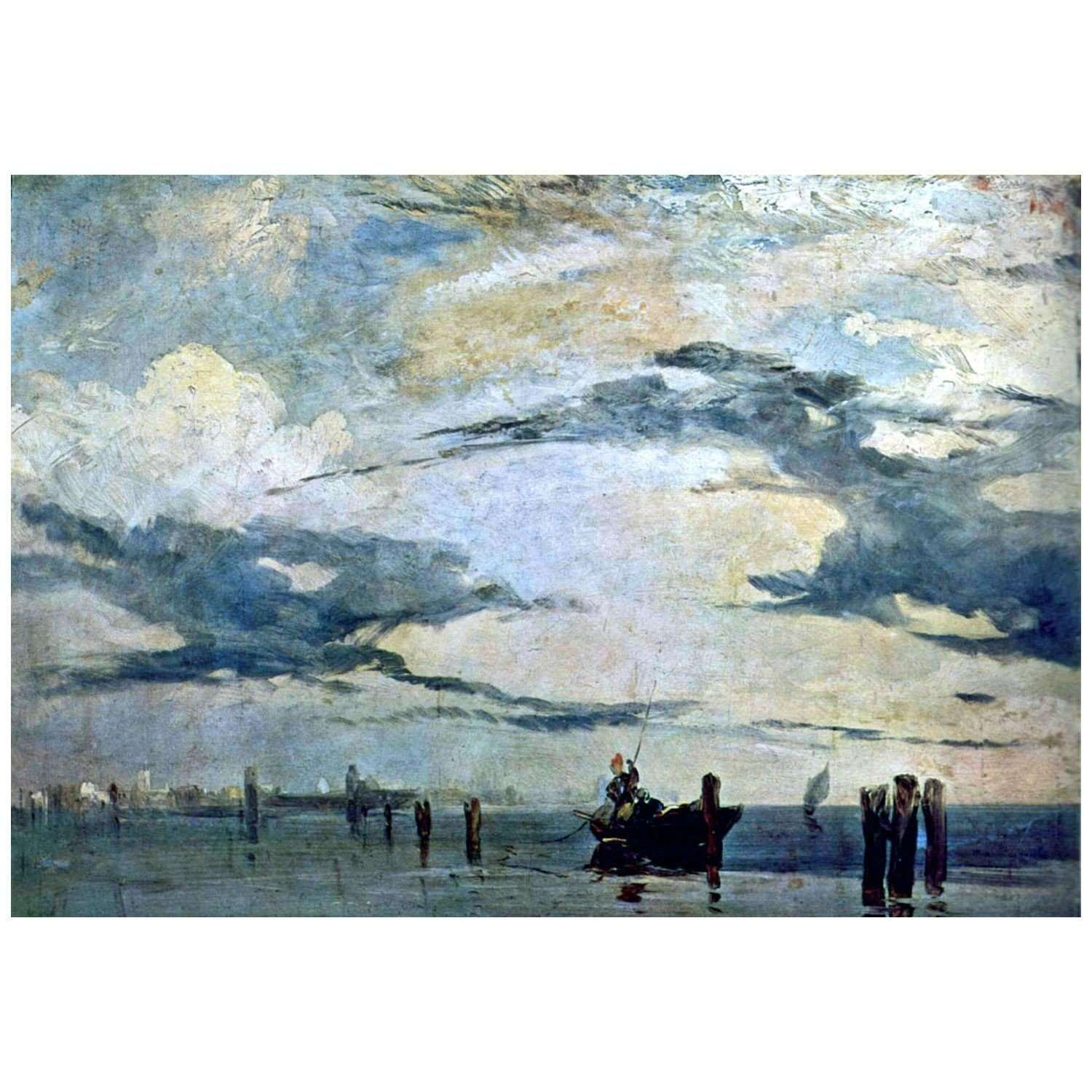  Richard Bonington. Lagoon near Venice. 1820. Musee du Louvre