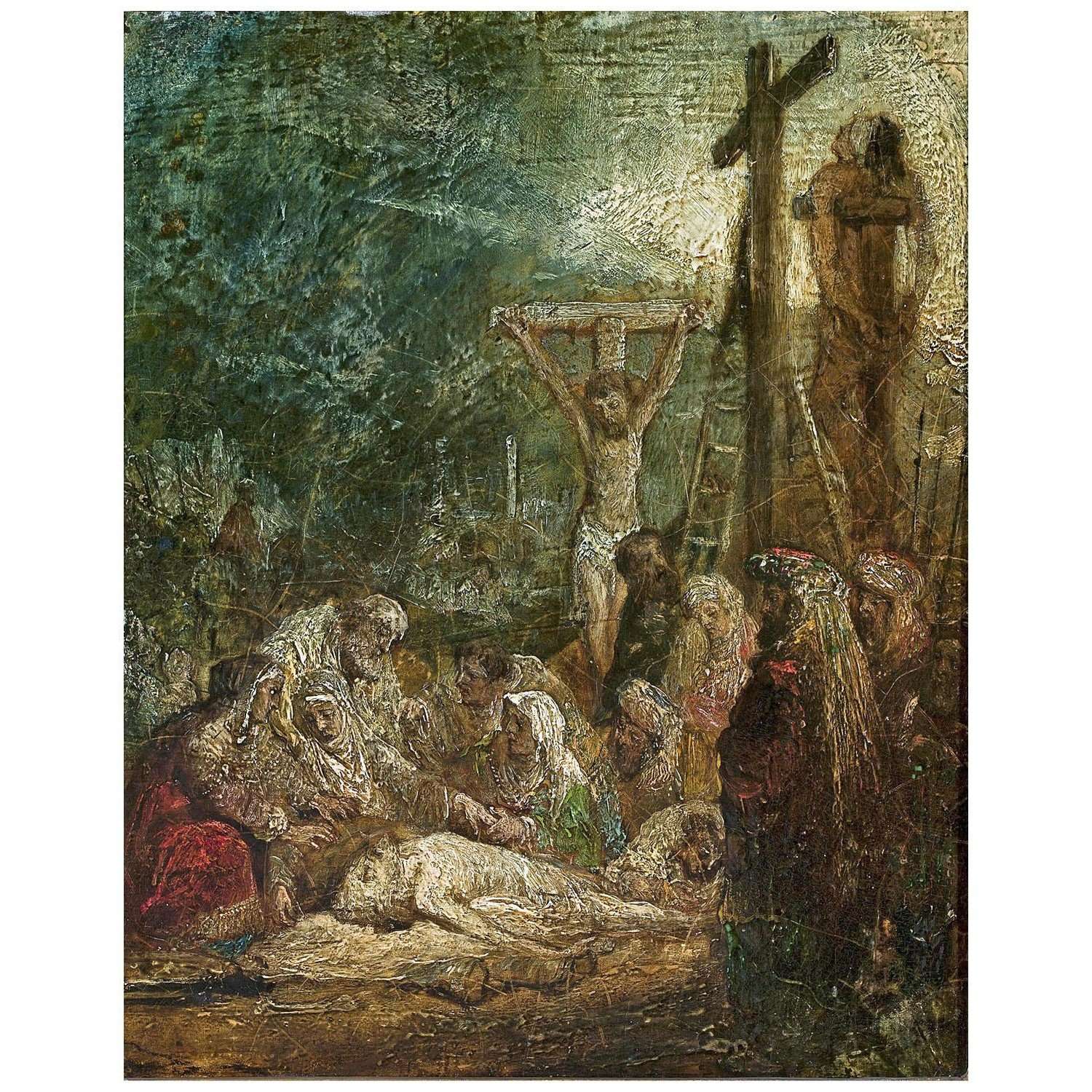  Richard Bonington. Descent from the Cross. 1823. Muzeum Narodowe w Warszawie