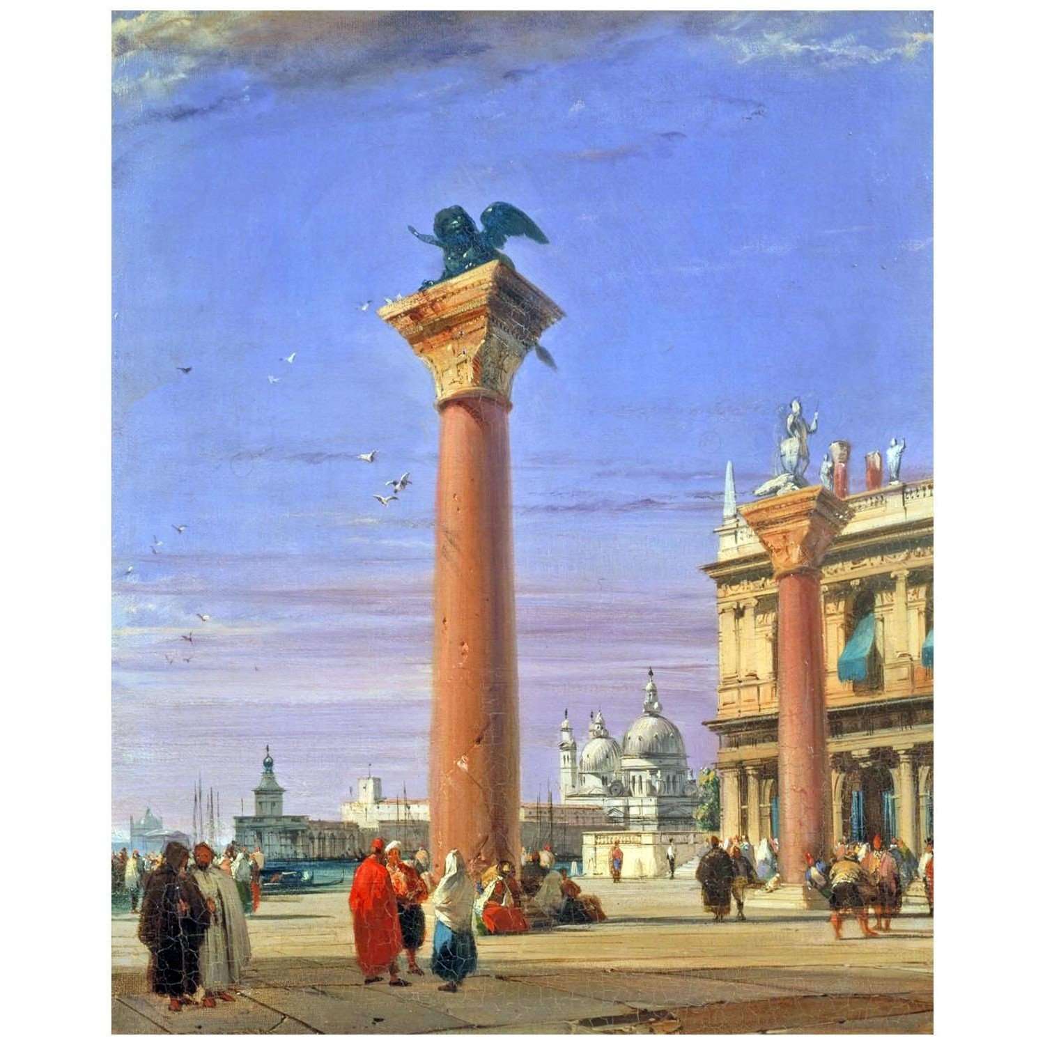  Richard Bonington. Venice. Piazzetta. 1827. Tate Gallery London