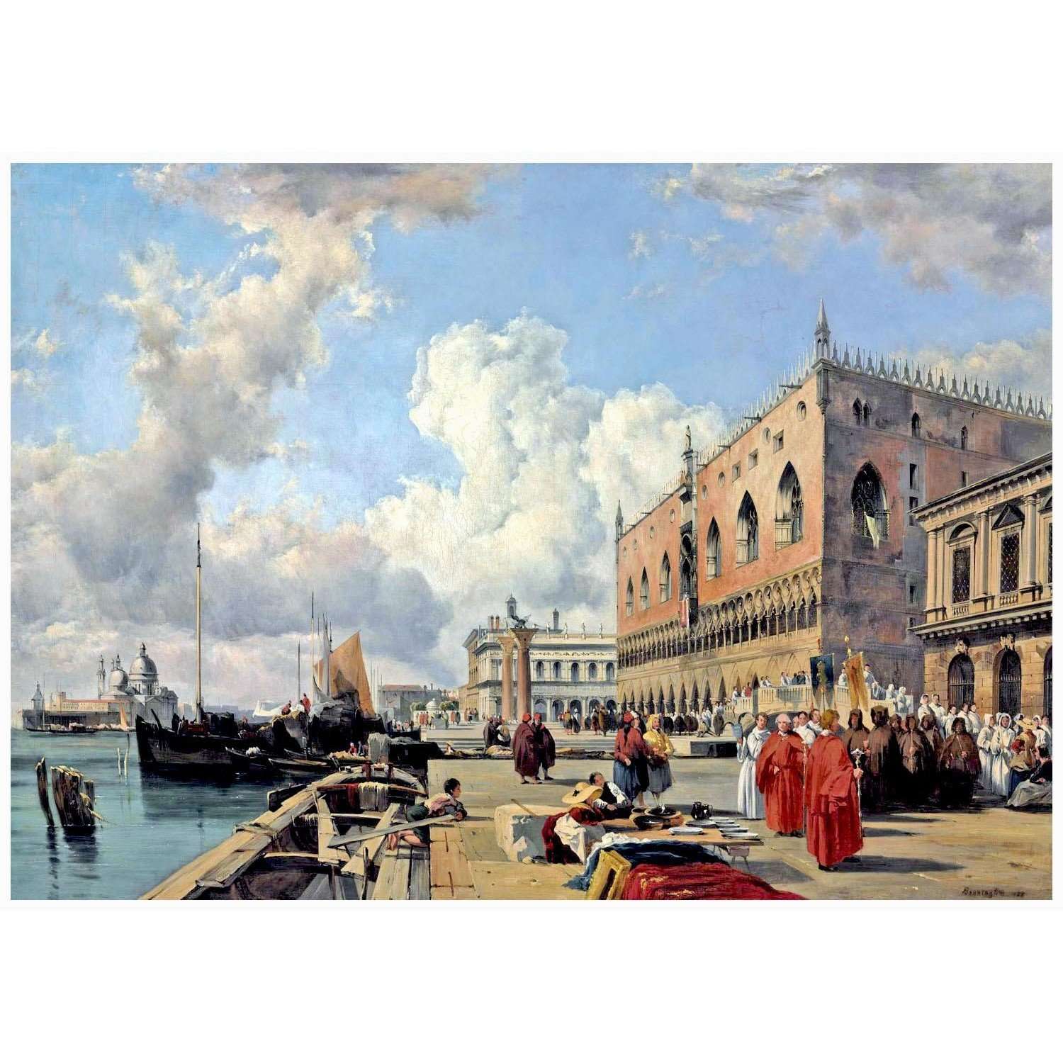  Richard Bonington. Venice. Ducal Palace. 1828. Tate Gallery London