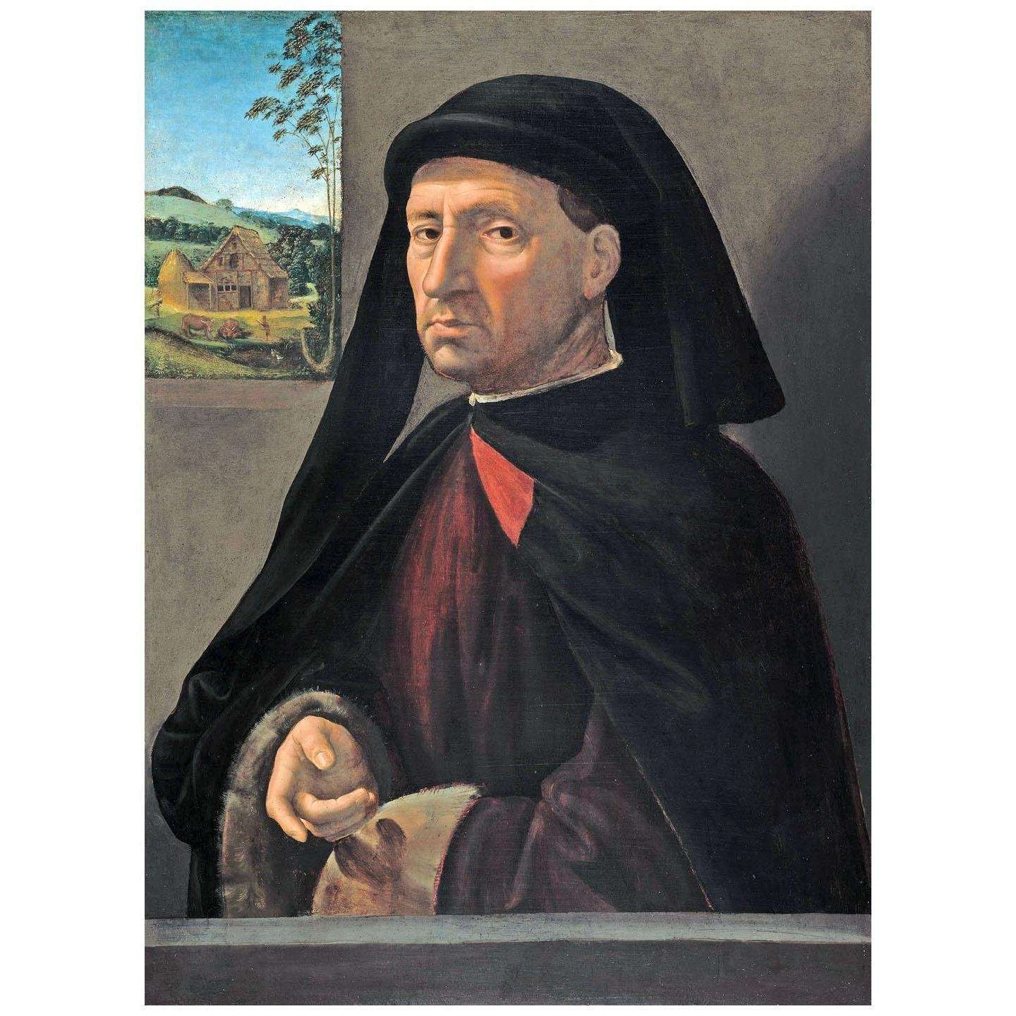  Ridolfo del Ghirlandaio. Ritratto di gentiluomo. 1505. Art Institute of Chicago