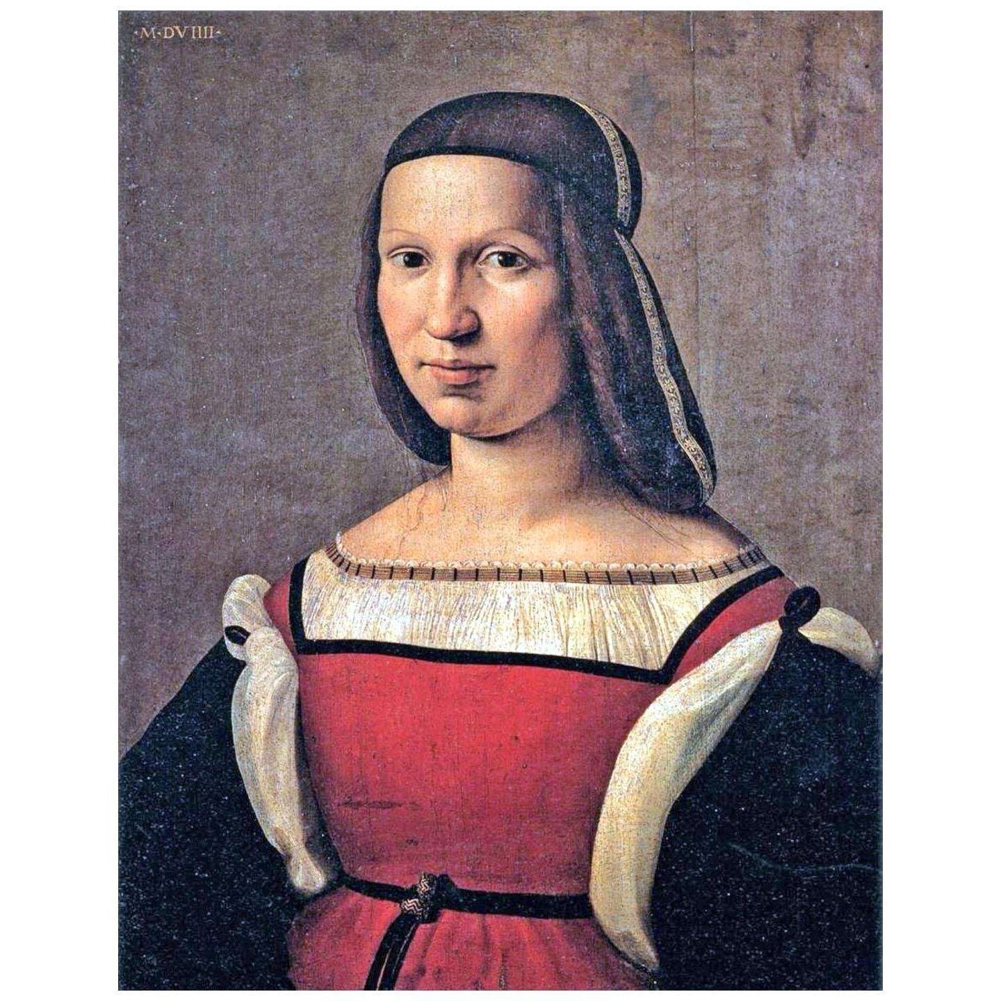  Ridolfo del Ghirlandaio. Ritratto di donna. 1508. Palazzo Pitti Firenze