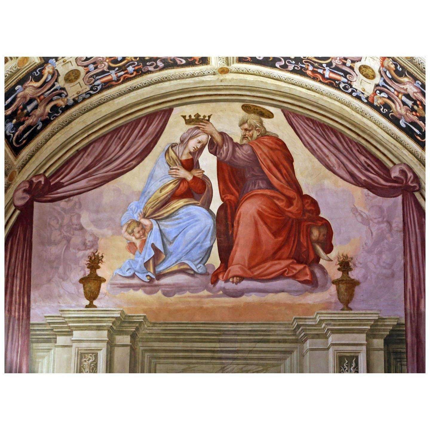  Ridolfo del Ghirlandaio. Incornazione della Virgine. 1515. Santa Maria Novella Firenze