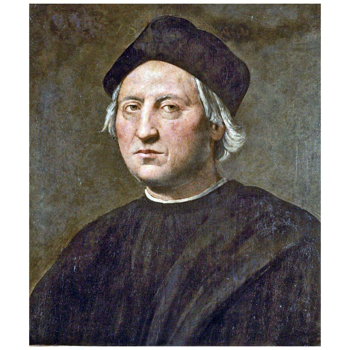  Ridolfo del Ghirlandaio. Christopher Columbus. 1520. Naval Museum Genoa