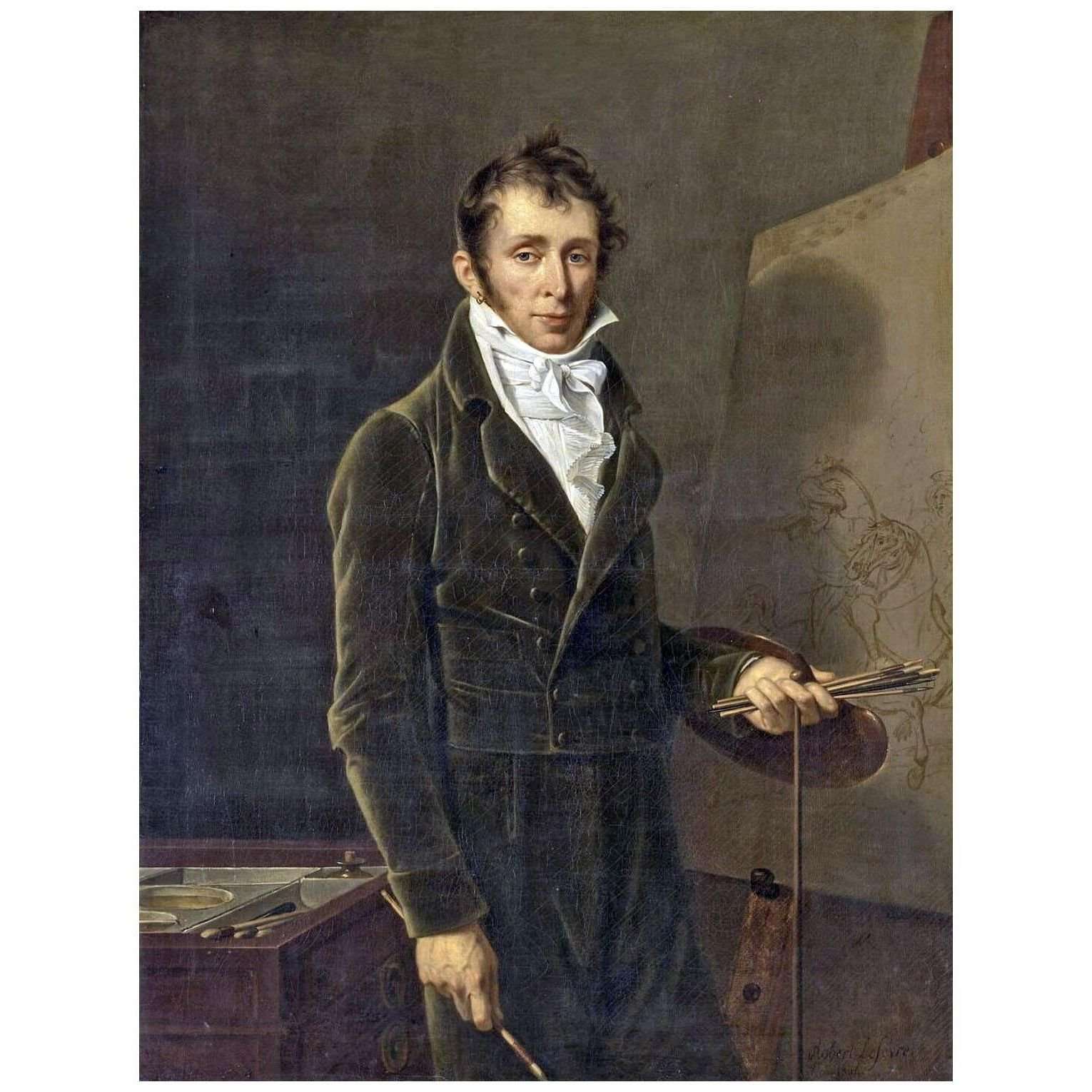  Robert Lefevre. Carle Vernet, peintre. 1804. Musee du Louvre