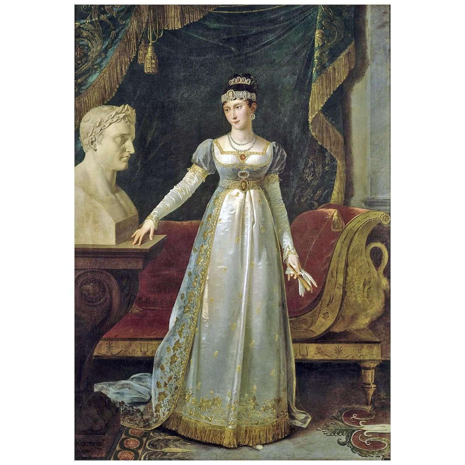  Robert Lefevre. Pauline Bonaparte, Princesse Borghese. 1806. Chateau de Versailles