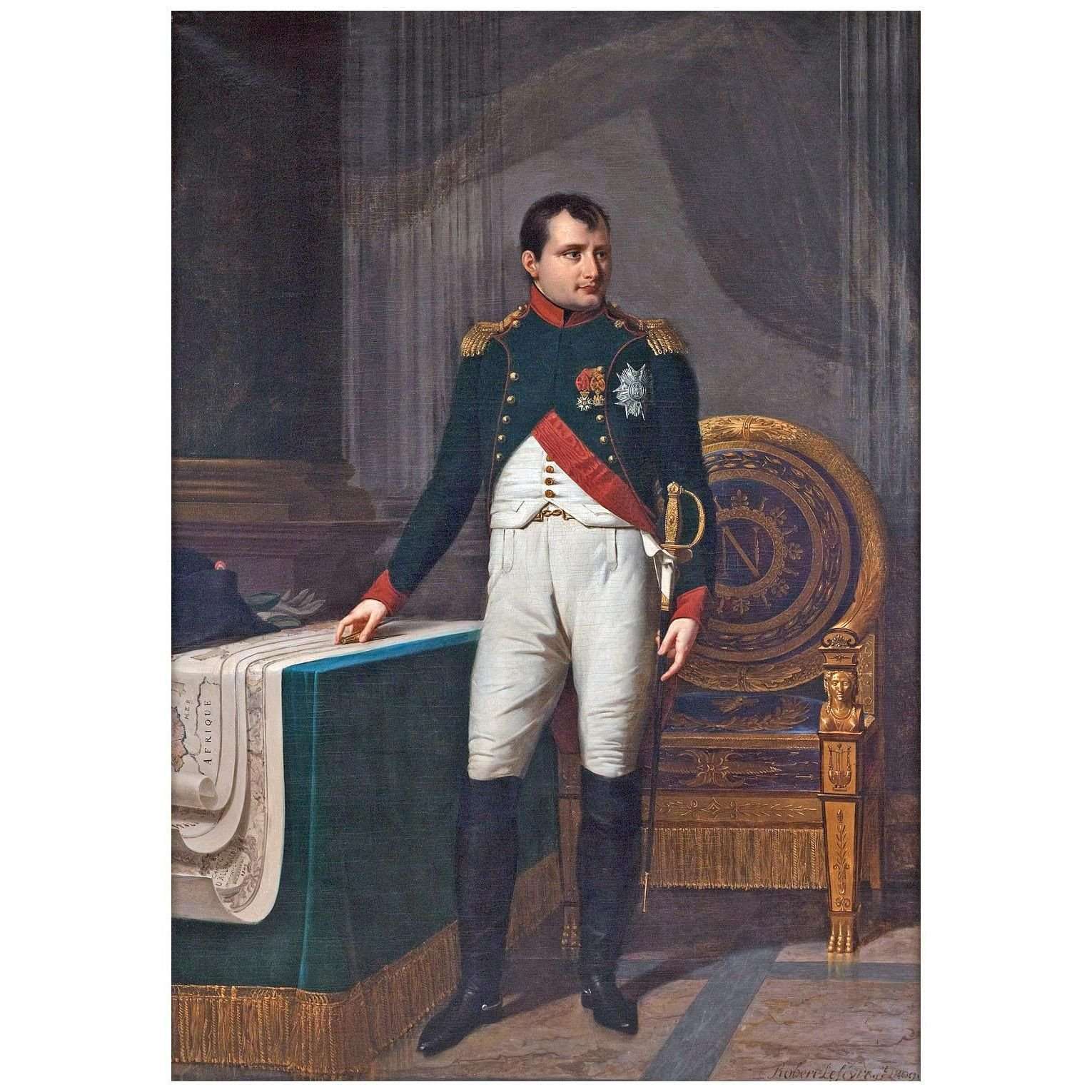  Robert Lefevre. Portrait de Napol?on I. 1809. Musee Carnavalet Paris