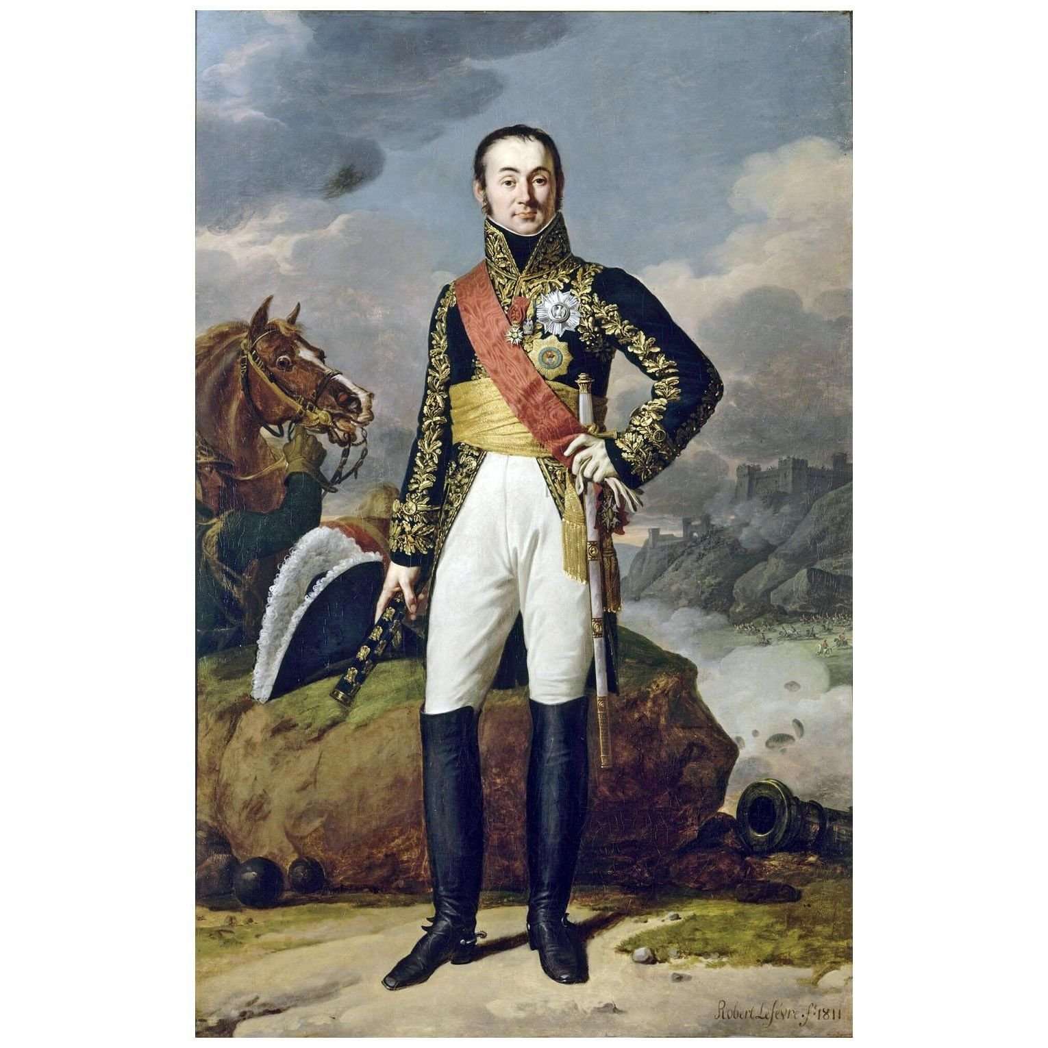  Robert Lefevre. Nicolas Charles Oudinot, mar?chal de France. 1811. Chateau de Versailles