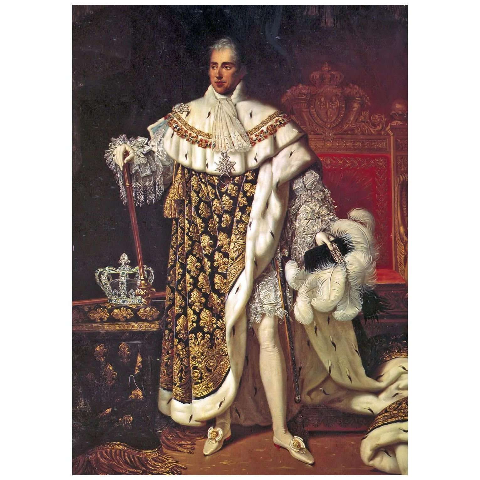  Robert Lefevre. Charles X. 1825. Musee du Louvre