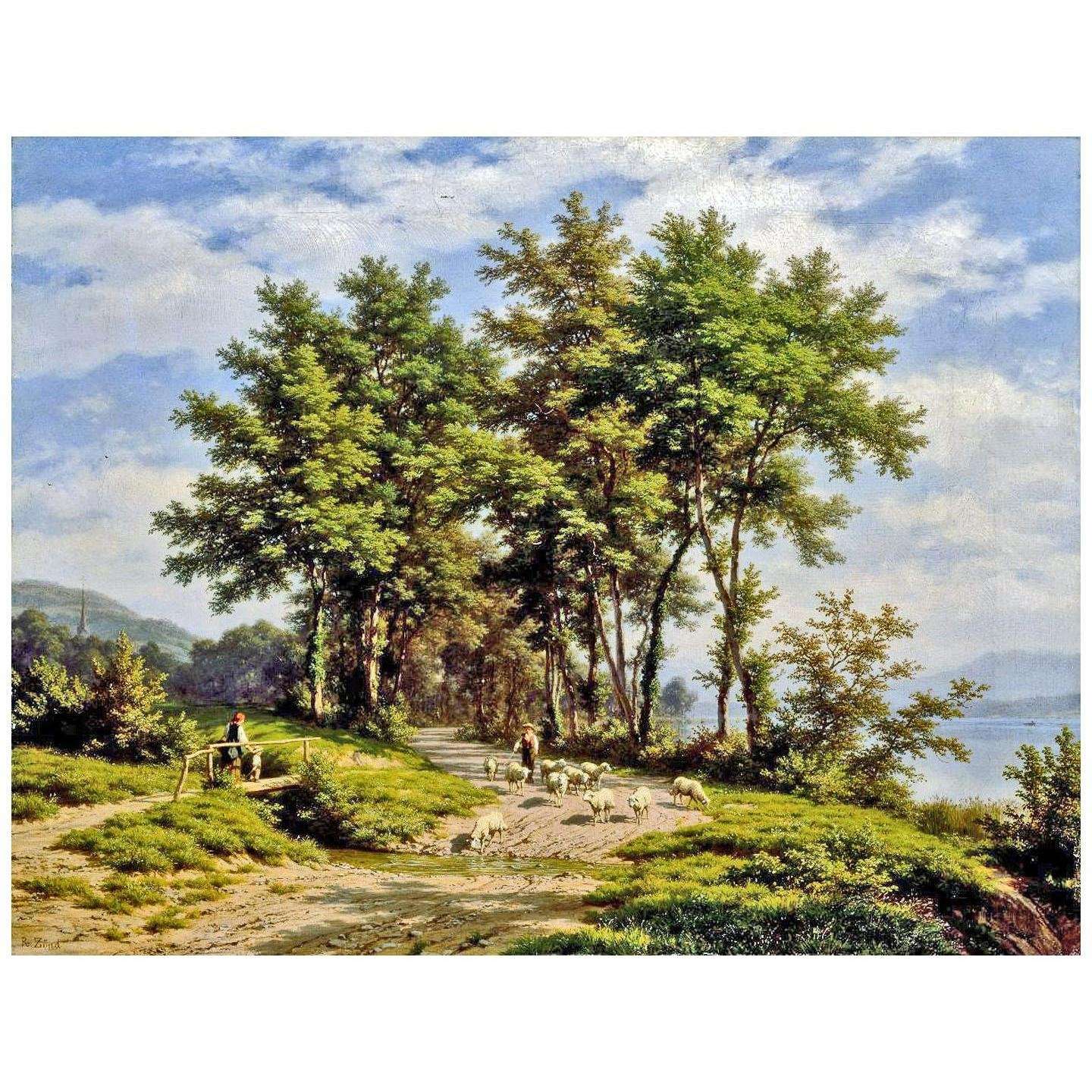  Robert Zund. Sempachersee. 1865. Kunsthaus Zurich