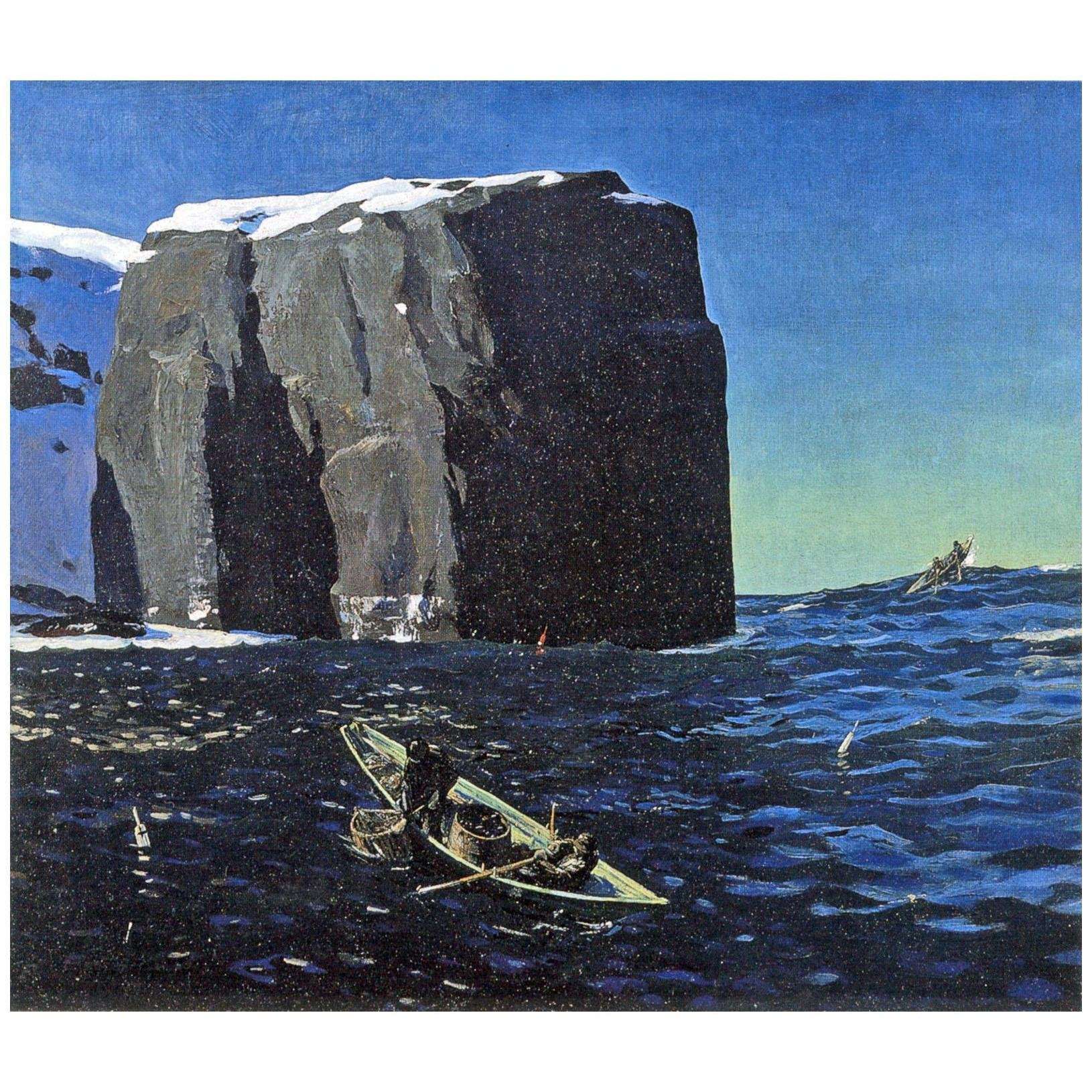 Rockwell Kent. Toilers of the Sea. 1907. New Britain Museum Connecticut