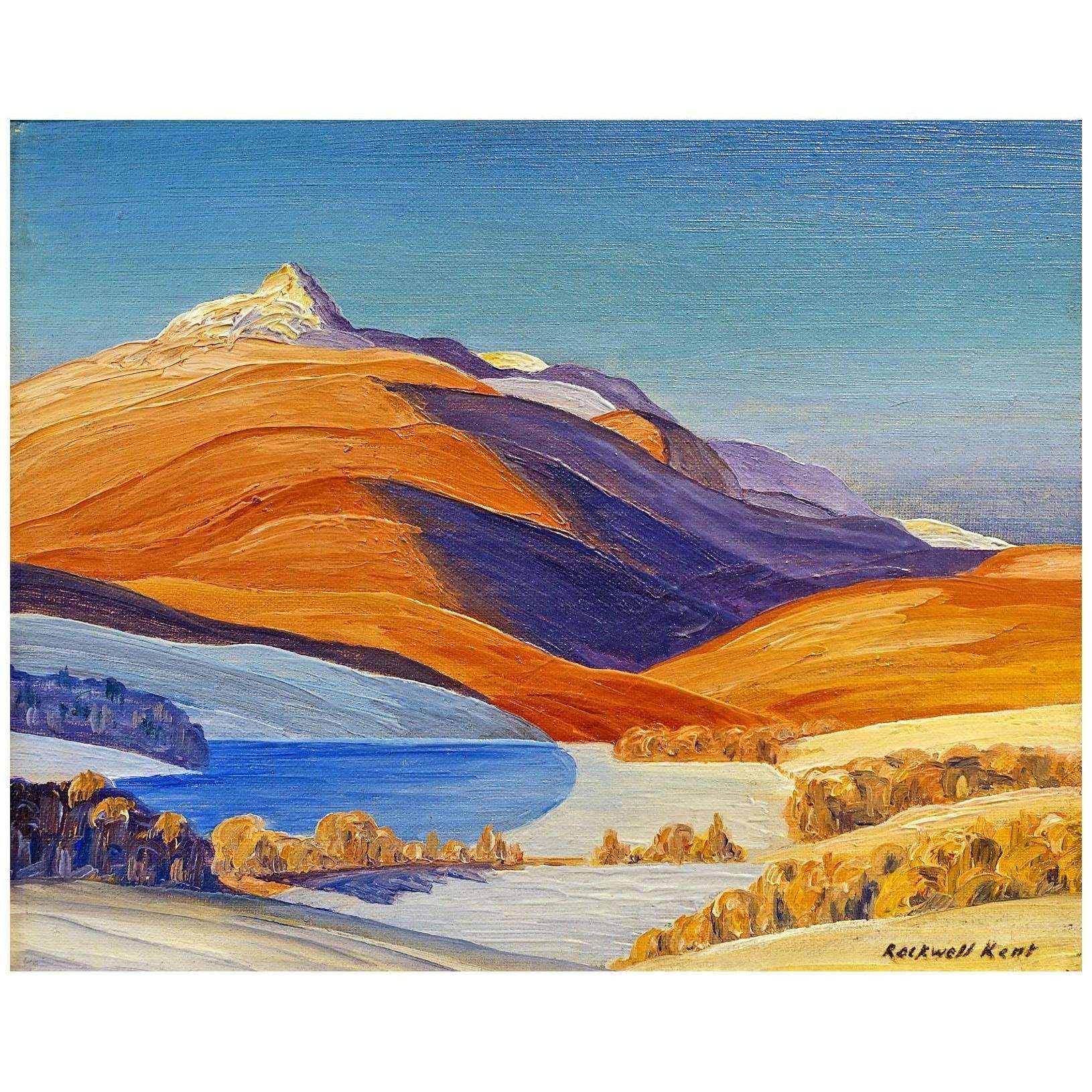  Rockwell Kent. Vermont Study. 1920. Bennington Museum