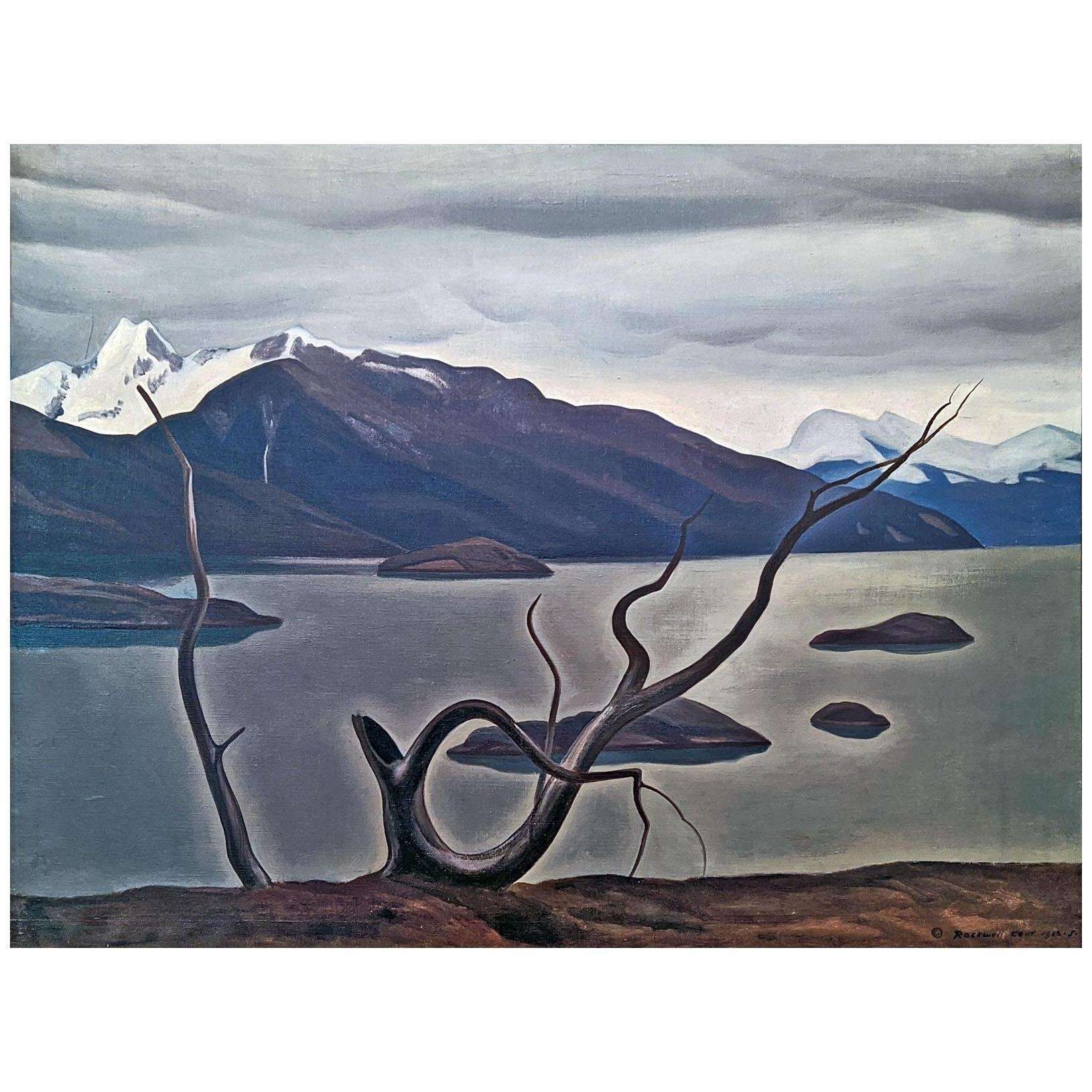  Rockwell Kent. Admiralty Sound: Tierra del Fuego. 1922-1925. Hermitage Museum