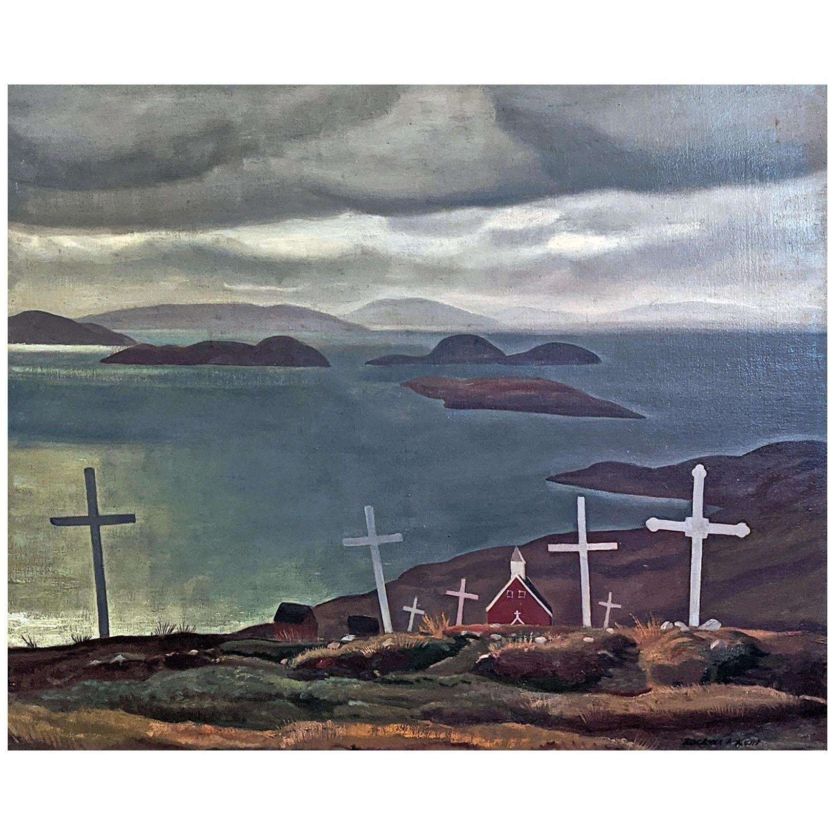  Rockwell Kent. Christian Graves. 1929. Hermitage Museum