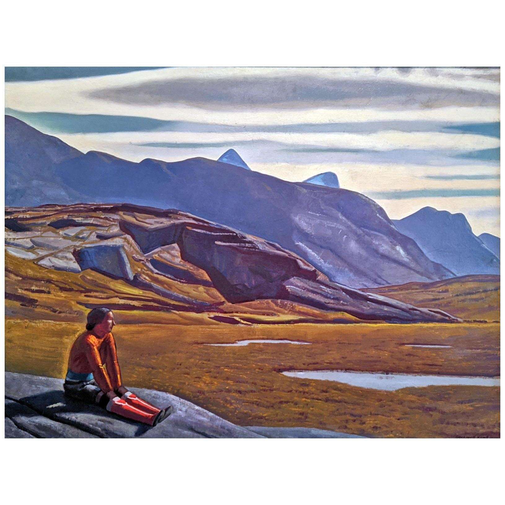  Rockwell Kent. Greenland Tryst. 1929. Hermitage Museum