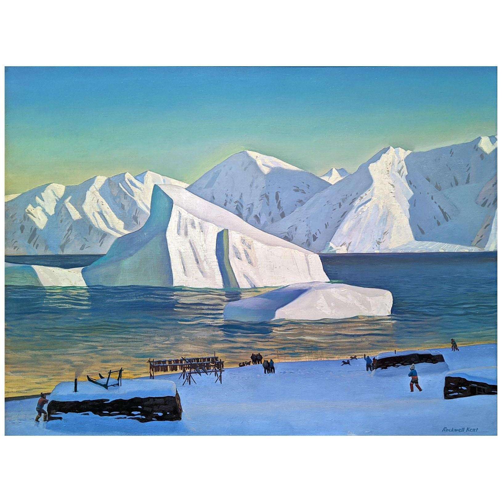  Rockwell Kent. Early November. North Greenland. 1932. Hermitage Museum