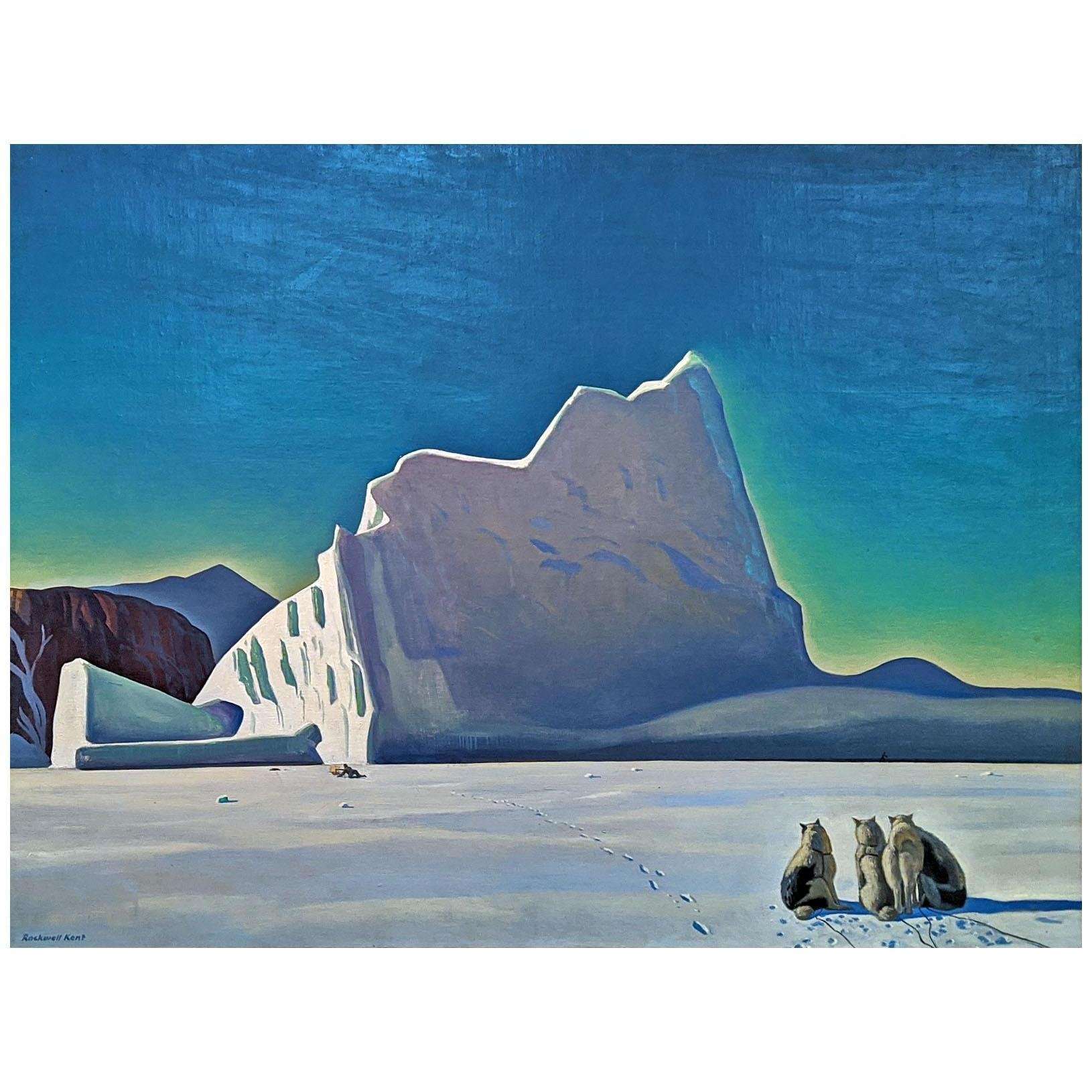 Rockwell Kent. Seal Hunter. North Greenland. 1935-1937. Hermitage Museum