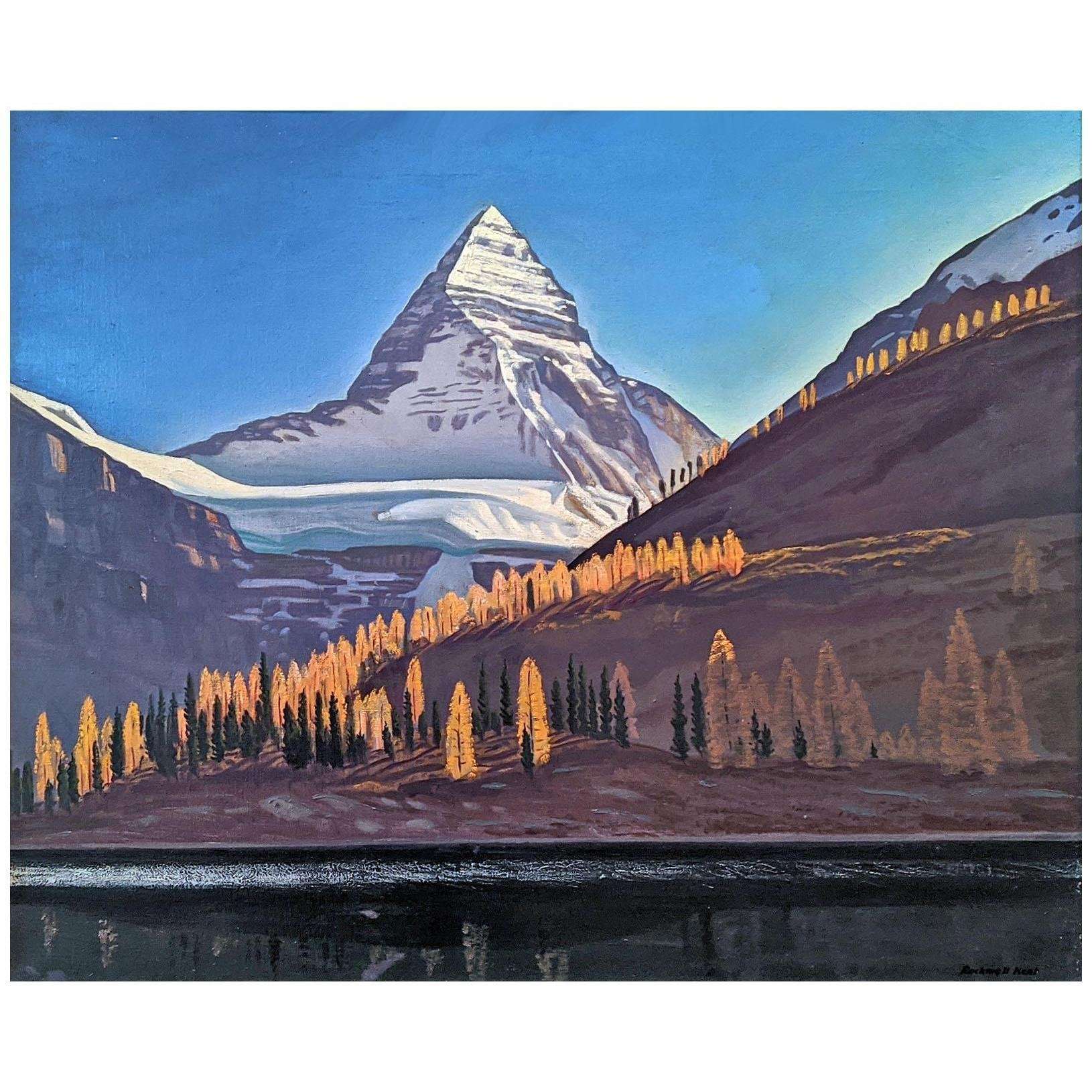  Rockwell Kent. Assiniboine. Canadian Rockies. 1952. Hermitage Museum
