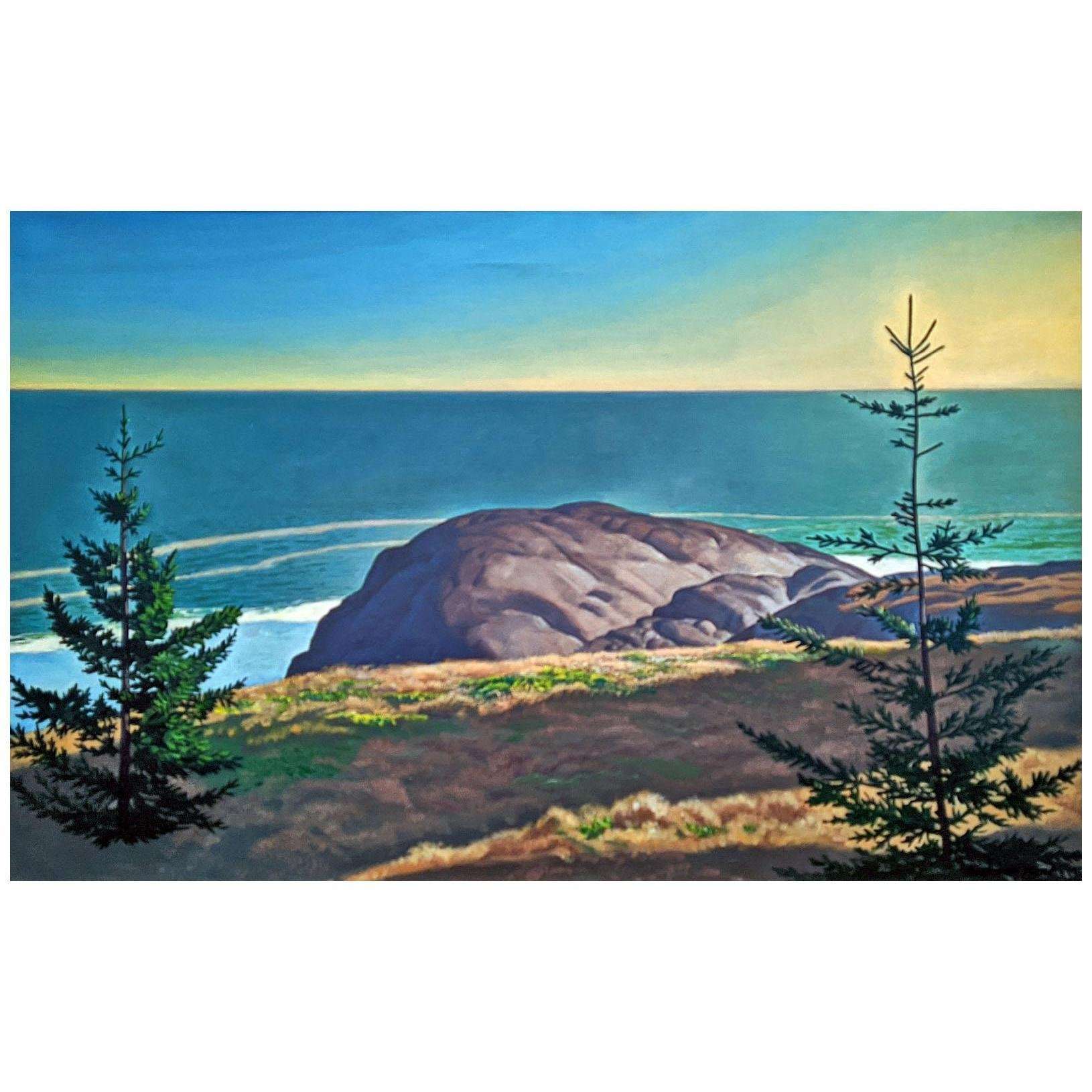  Rockwell Kent. Young Spruces. Maine Coast. 1955. Hermitage Museum