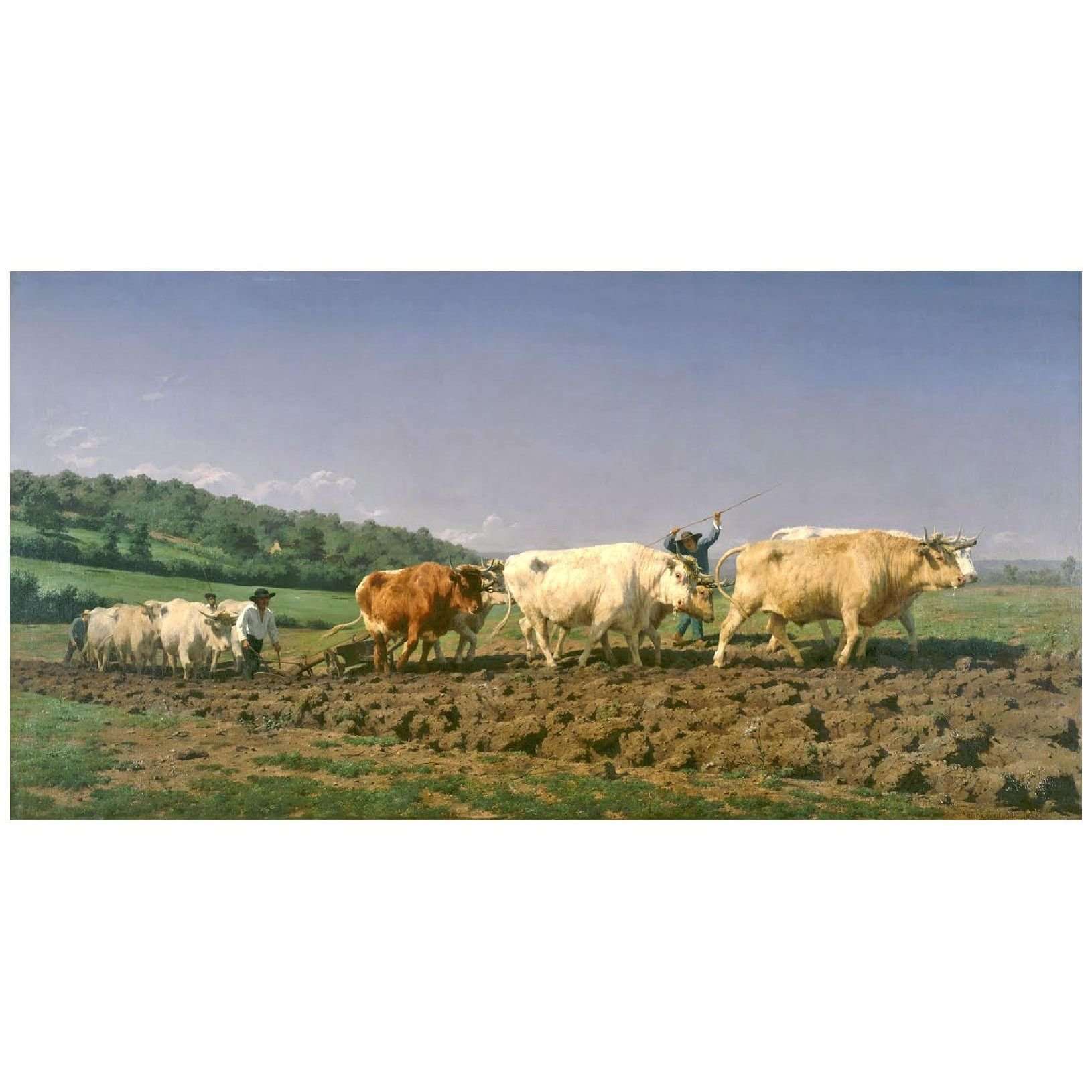  Rosa Bonheur. Labourage nivernais. 1849. Musee dOrsay Paris