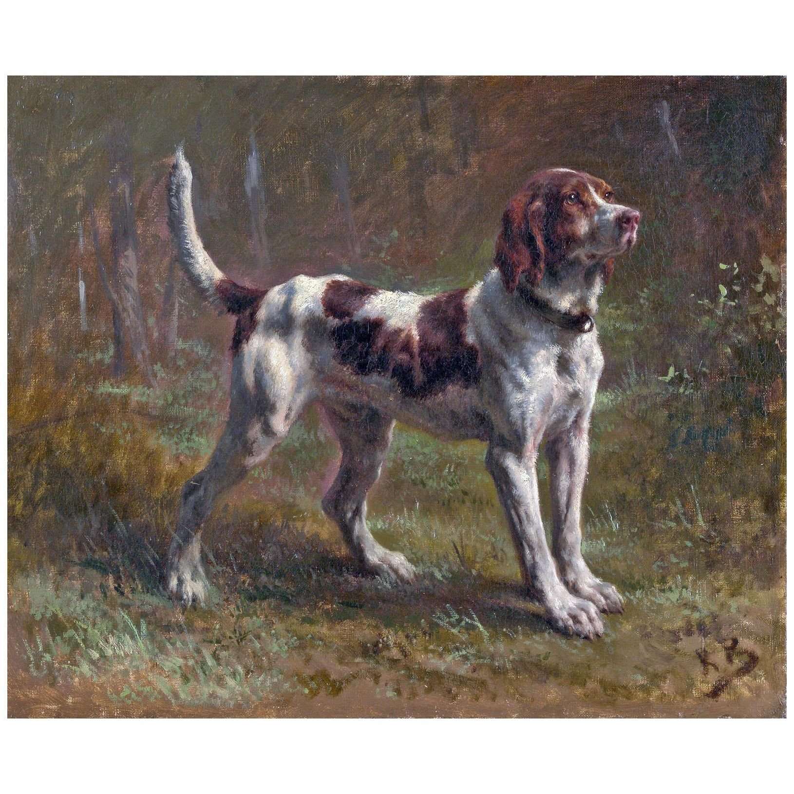  Rosa Bonheur. Le chien de Vicomte d'Armaille. 1856. Metropolitan Museum NY