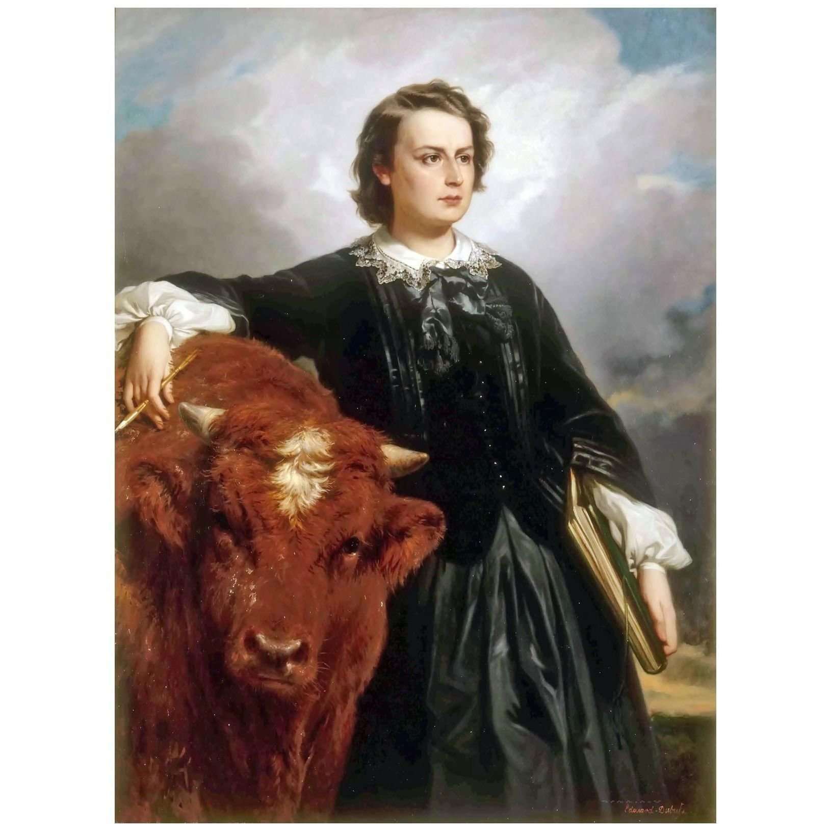  Eduard Louis Dubufe. Rosa Bonheur. 1857. Chateau de Versailles