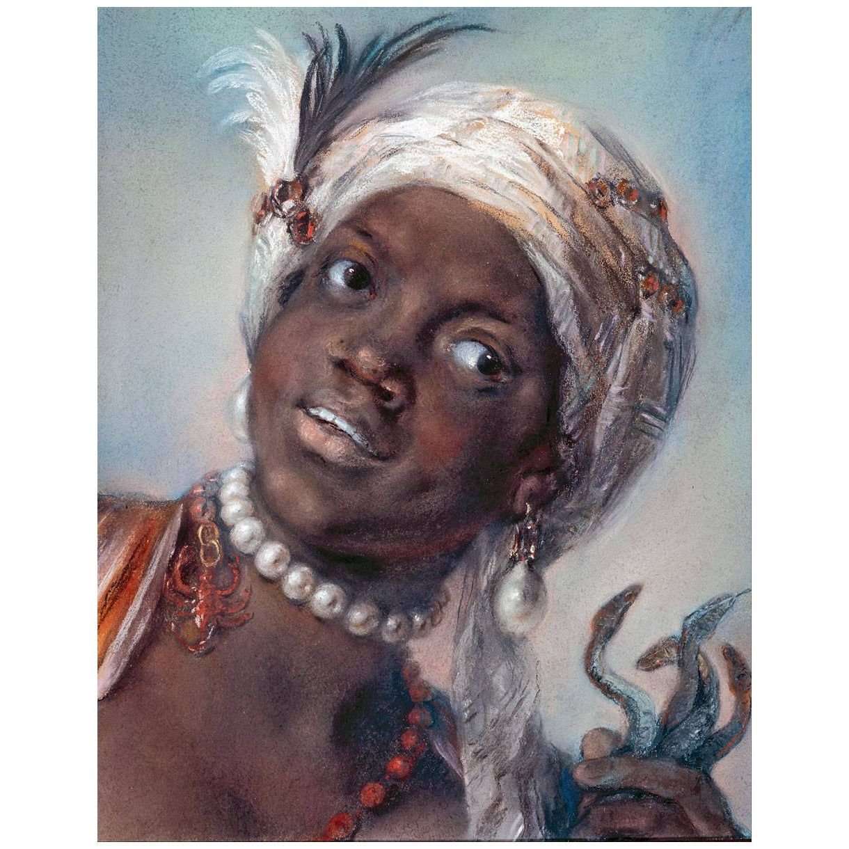  Rosalba Carriera. Africa. 1710-1715. Gemaldegallerie Dresden