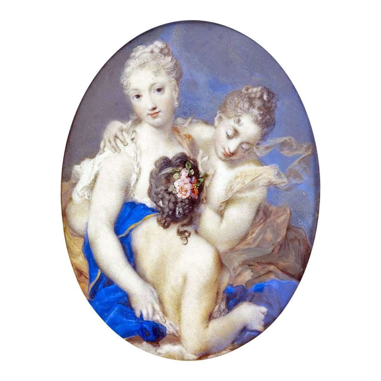  Rosalba Carriera. Francoise Marie de Bourbon. 1721-1723. Royal collection London