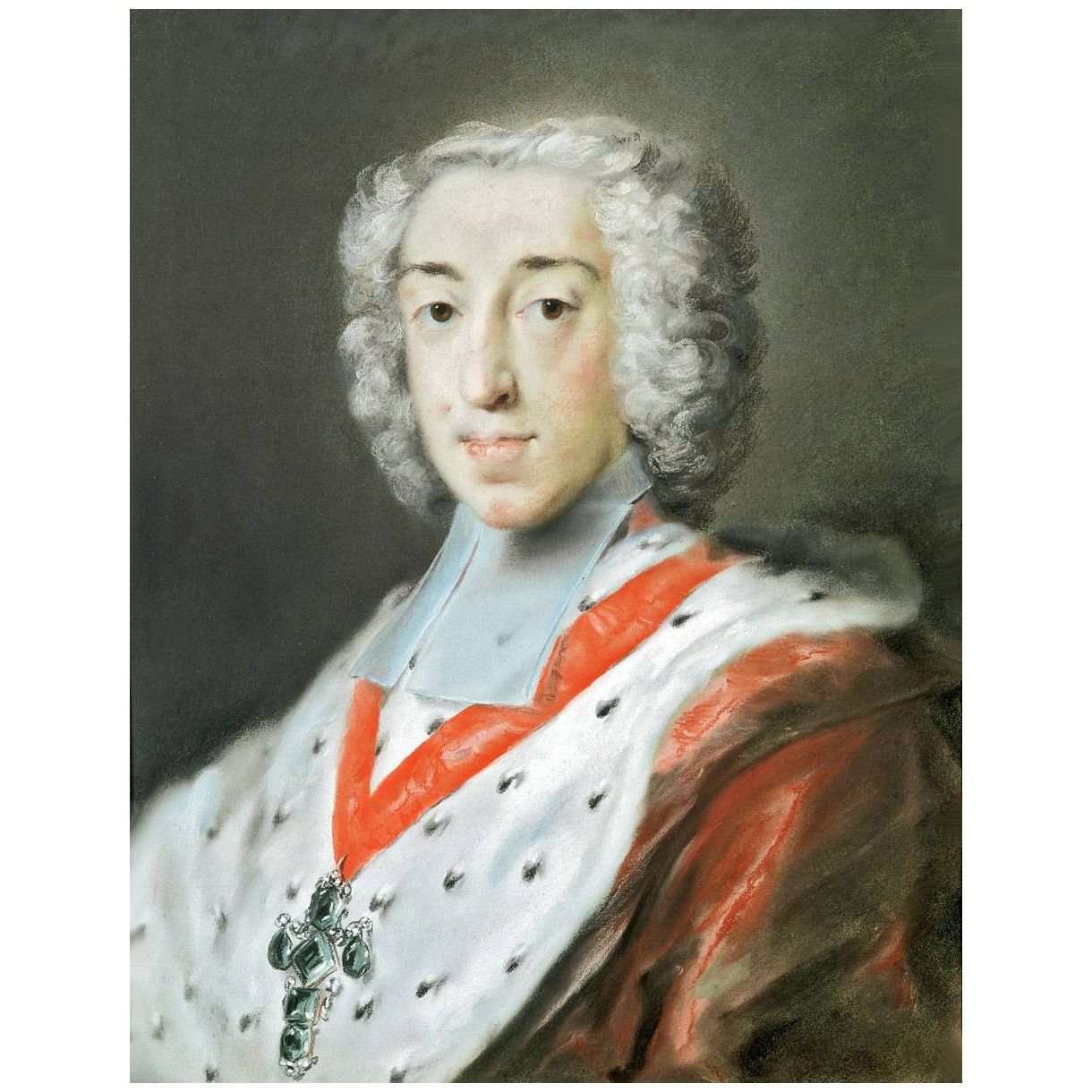  Rosalba Carriera. Elettore di Colonia Clemens August. 1727. Gemaldegallerie Dresden