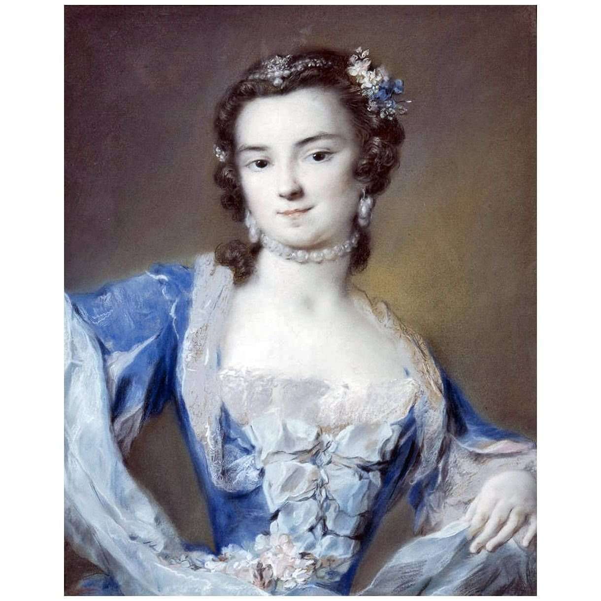  Rosalba Carriera. Barbara Campanini. 1739. Gemaldegallerie Dresden