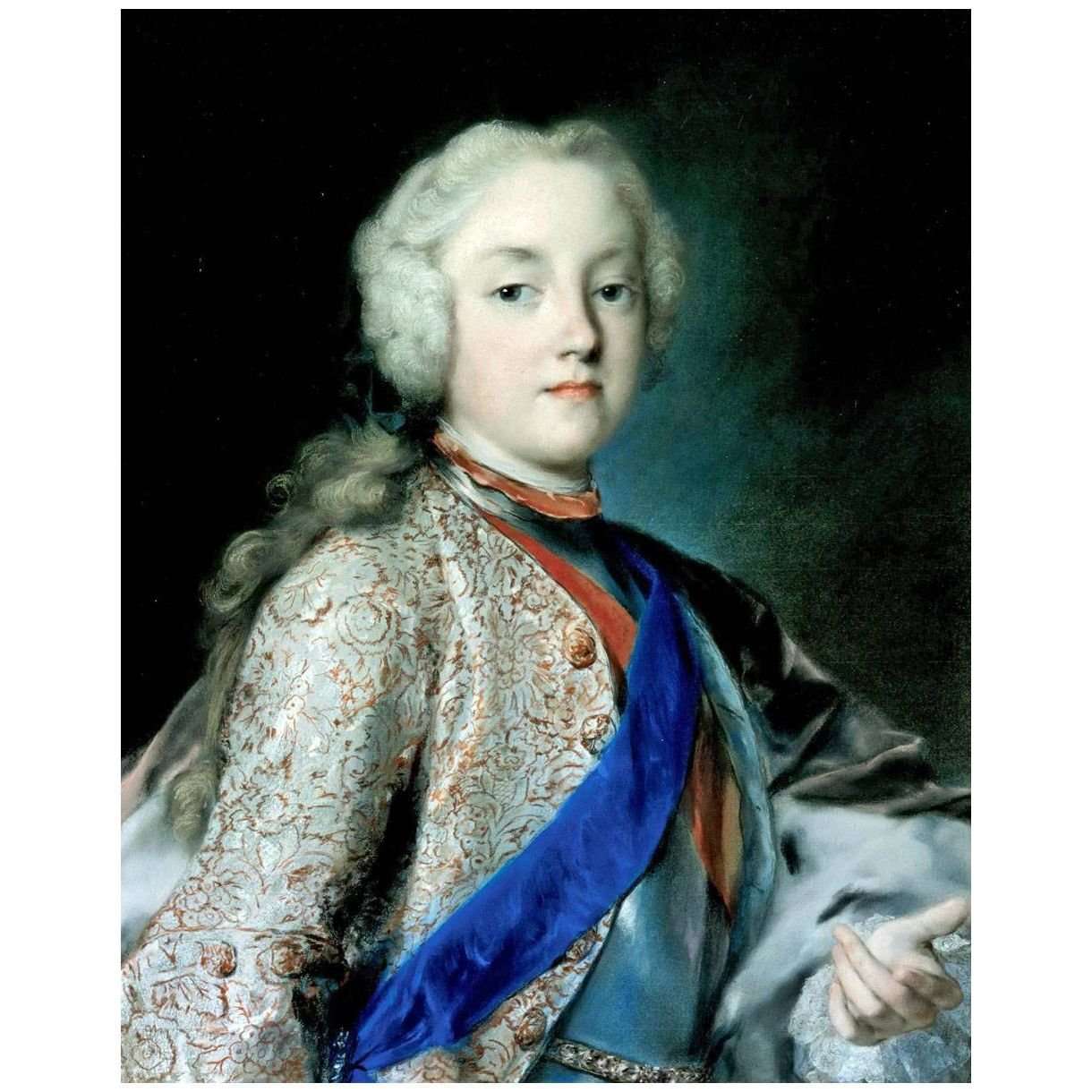  Rosalba Carriera. Friedrich Christian di Sassonia. 1740. Gemaldegallerie Dresden