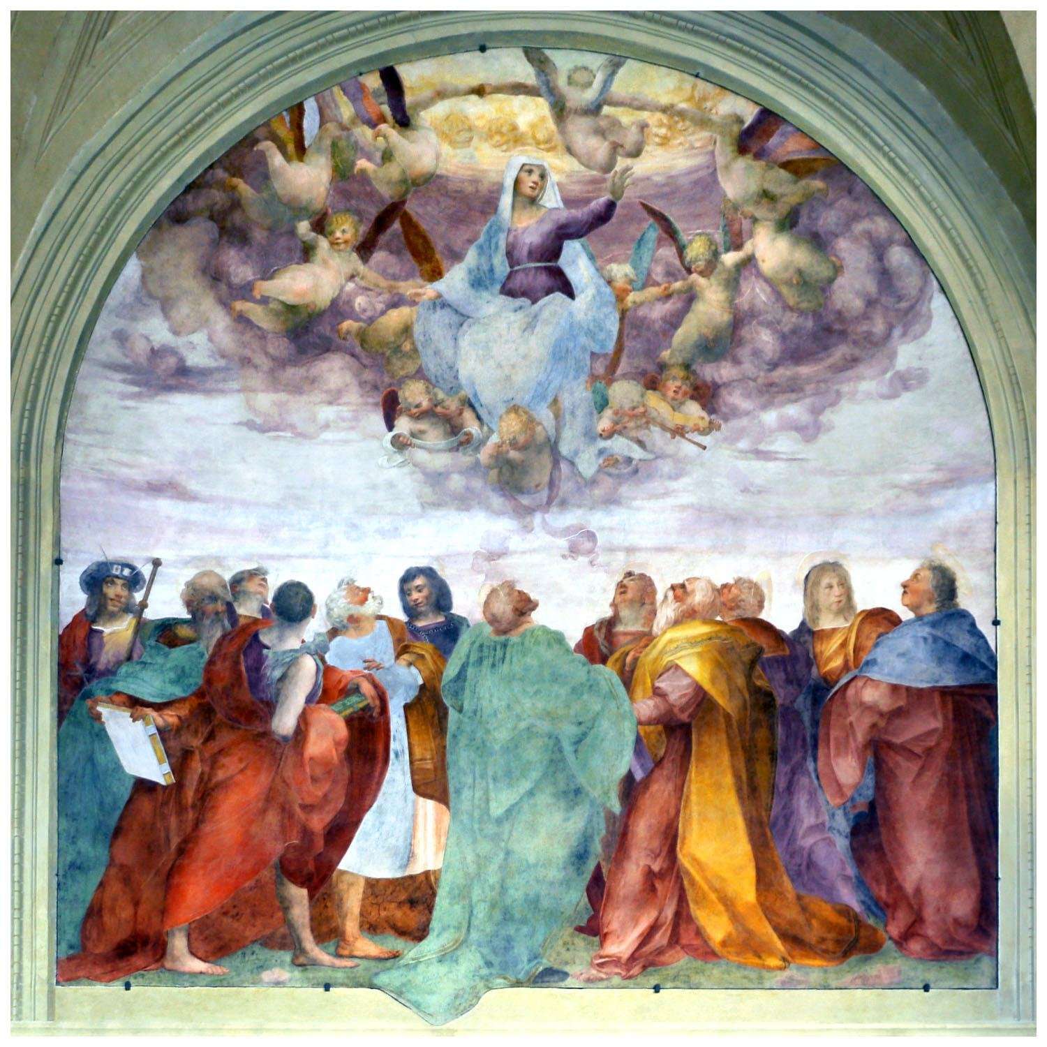  Rosso Fiorentino. Assunzione della Vergine. 1516. Basilica della S. Annunziata Firenze