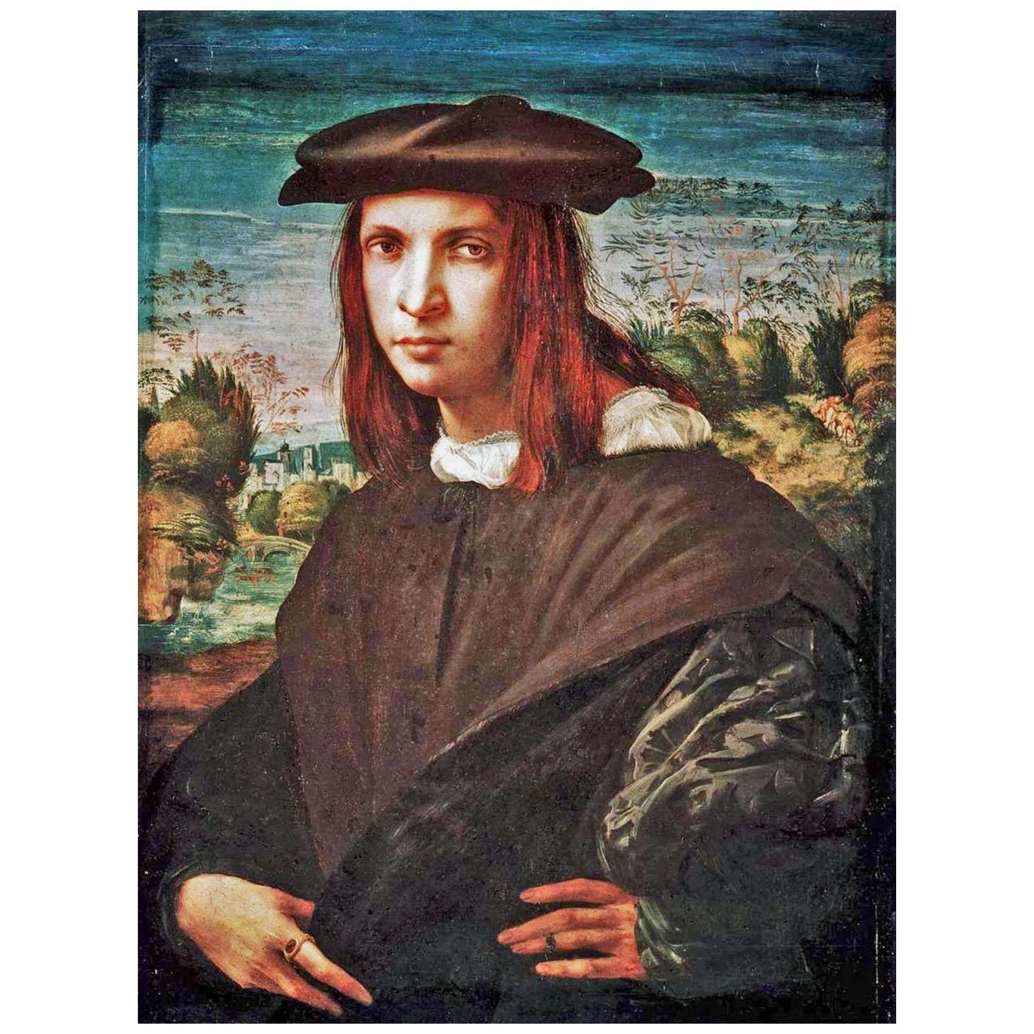  Rosso Fiorentino. Ritratto di un giovane uomo. 1517. Gemaldegalerie Berlin