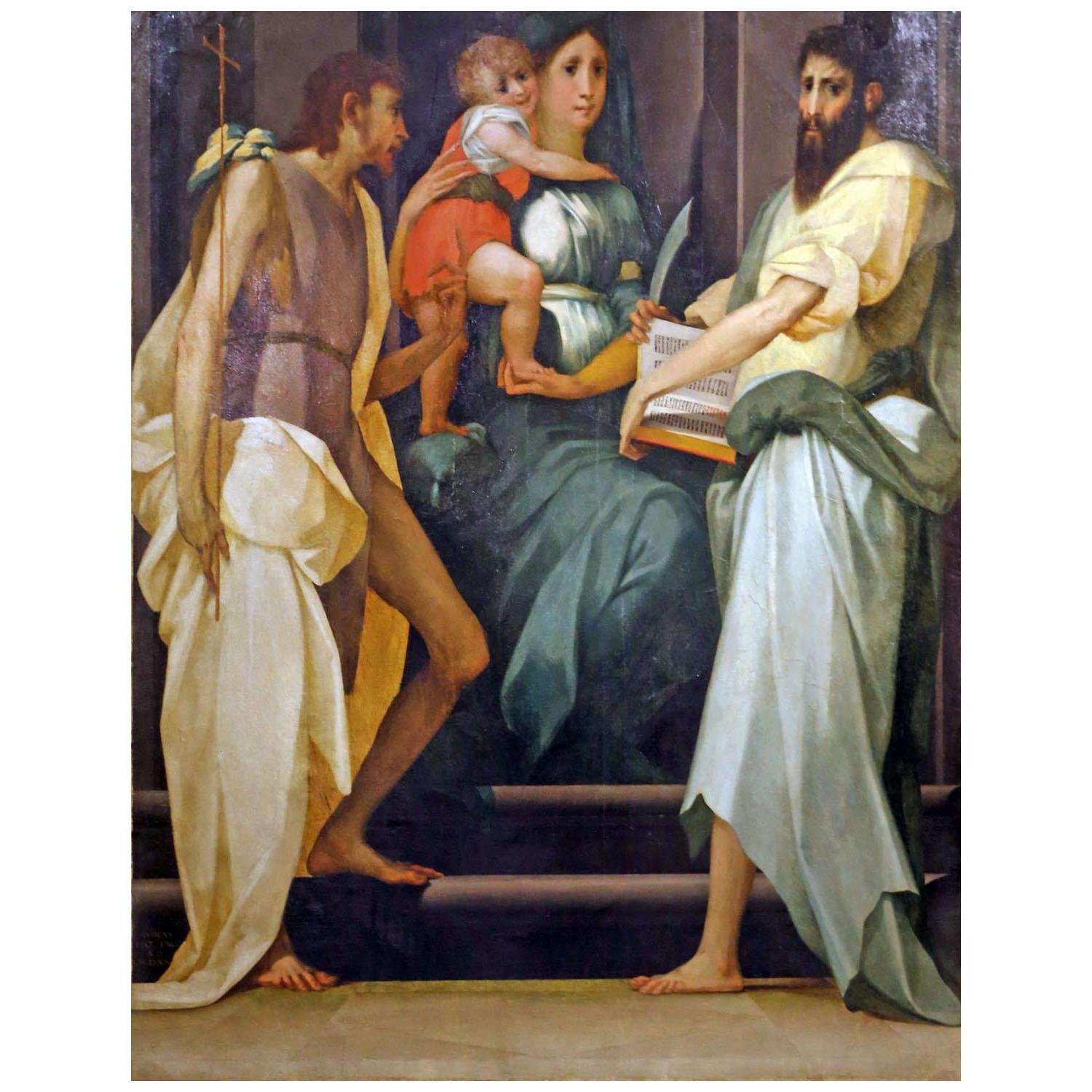  Rosso Fiorentino. Madonna tra due Santi. 1521. Museo SantAgostino Volterra
