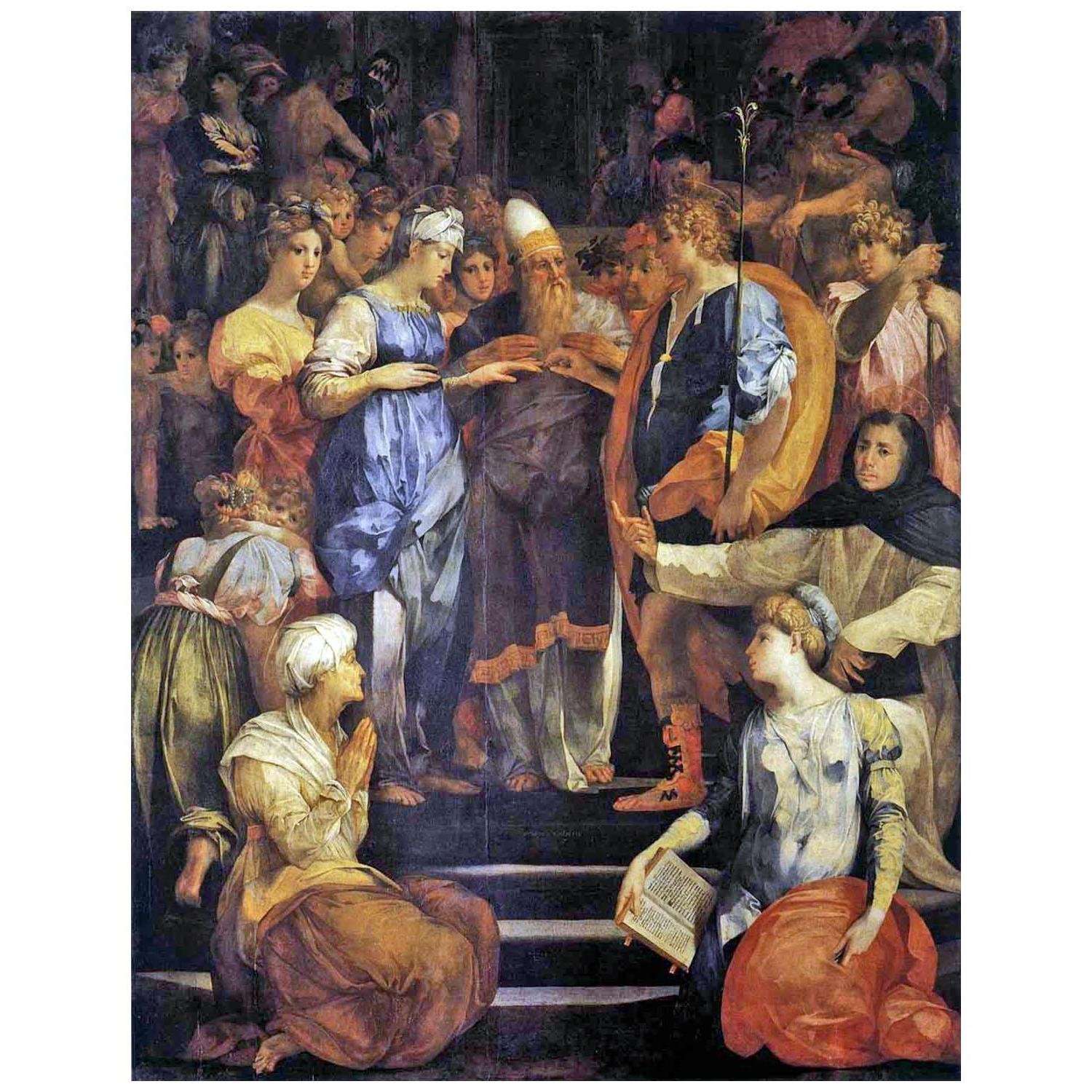  Rosso Fiorentino. Sposalizio della Vergine. 1523. Basilica di San Lorenzo Firenze