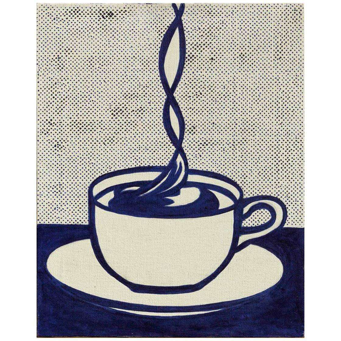 Roy Lichtenstein. Cup of Coffee. 1961. Christies 2013/06/05 sold GBP 2 805 875