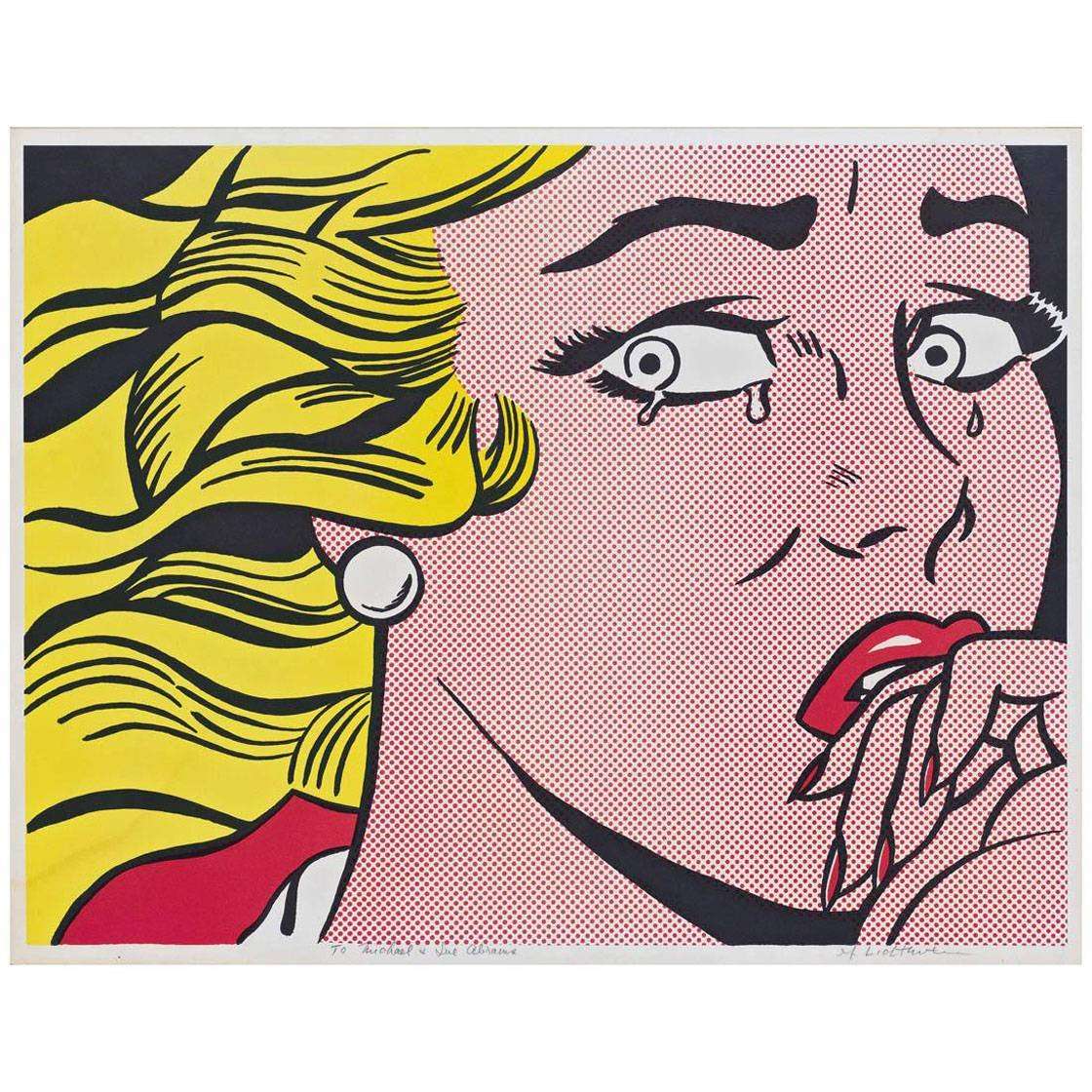 Roy Lichtenstein. Crying Girl. 1963. Estate of Roy Lichtenstein