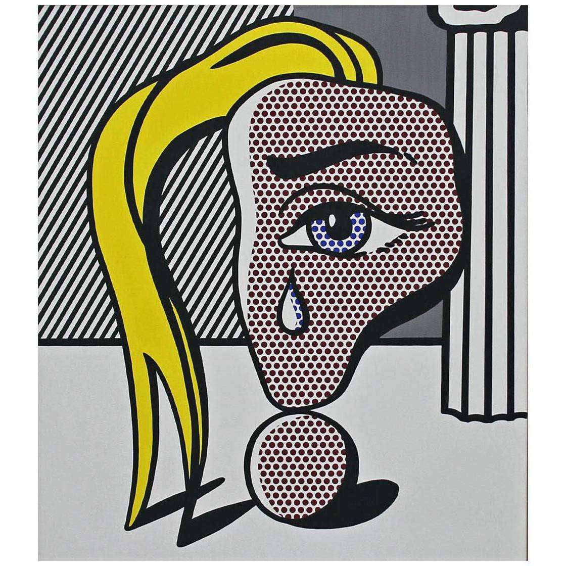  Roy Lichtenstein. Girl with Tear III. 1977. Foundation Beyeler, Basel