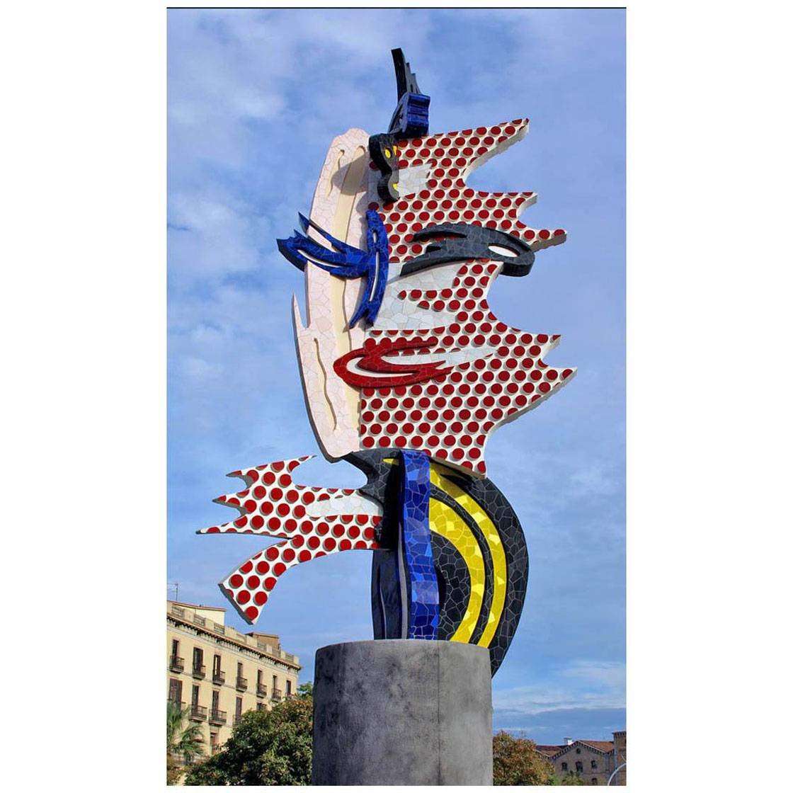  Roy Lichtenstein. Cap de Barcelona. 1992. Barcelona