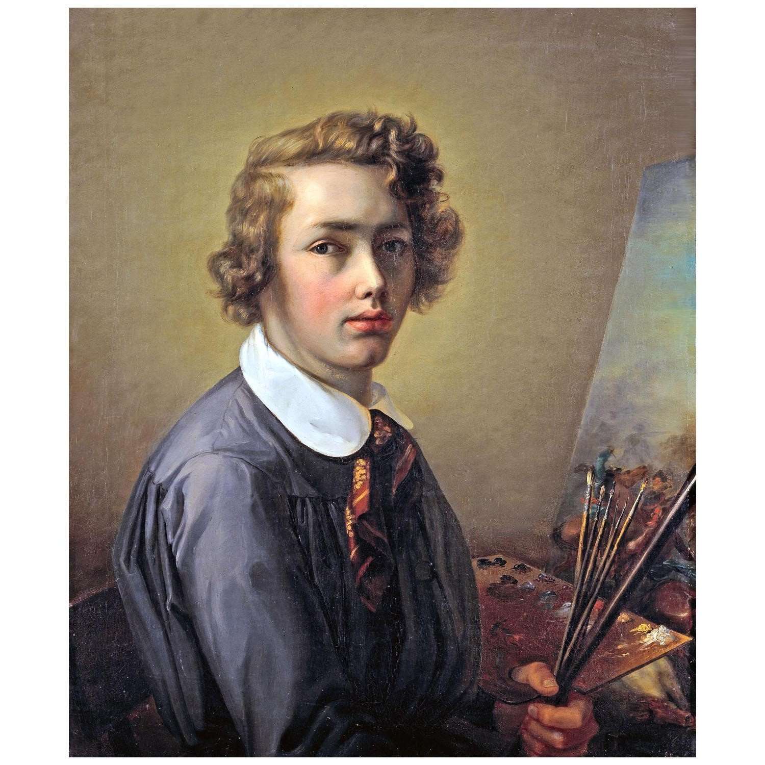  Rudolf Koller. Selbstbildnis. 1844. Privatbesitz