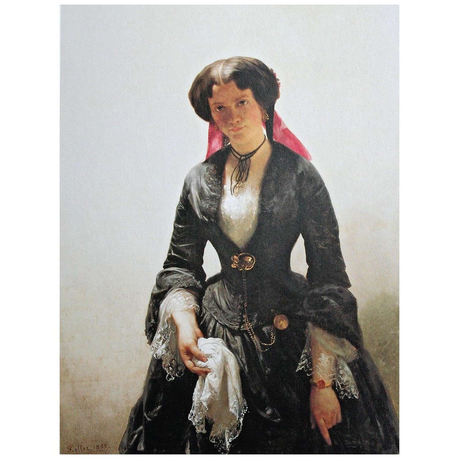  Rudolf Koller. Bertha Schlatter. 1855. Kundthaus Zurich