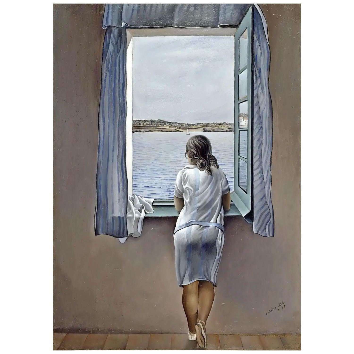 Salvador Dali. Girl before Window. 1925. Reina Sofia Center Madrid