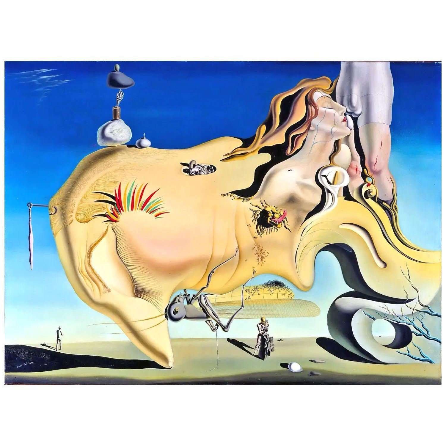  Salvador Dali. The Great Masturbator. 1929. Reina Sofia Center, Madrid