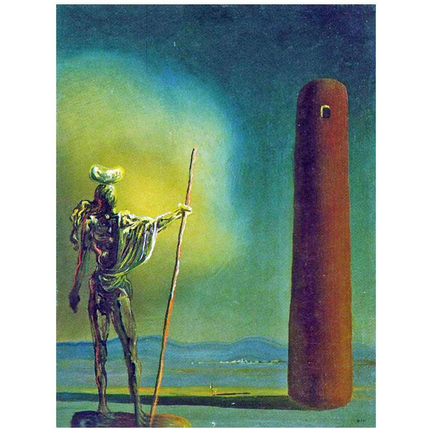  Salvador Dali. The Knight at the Tower. 1932. Private collection