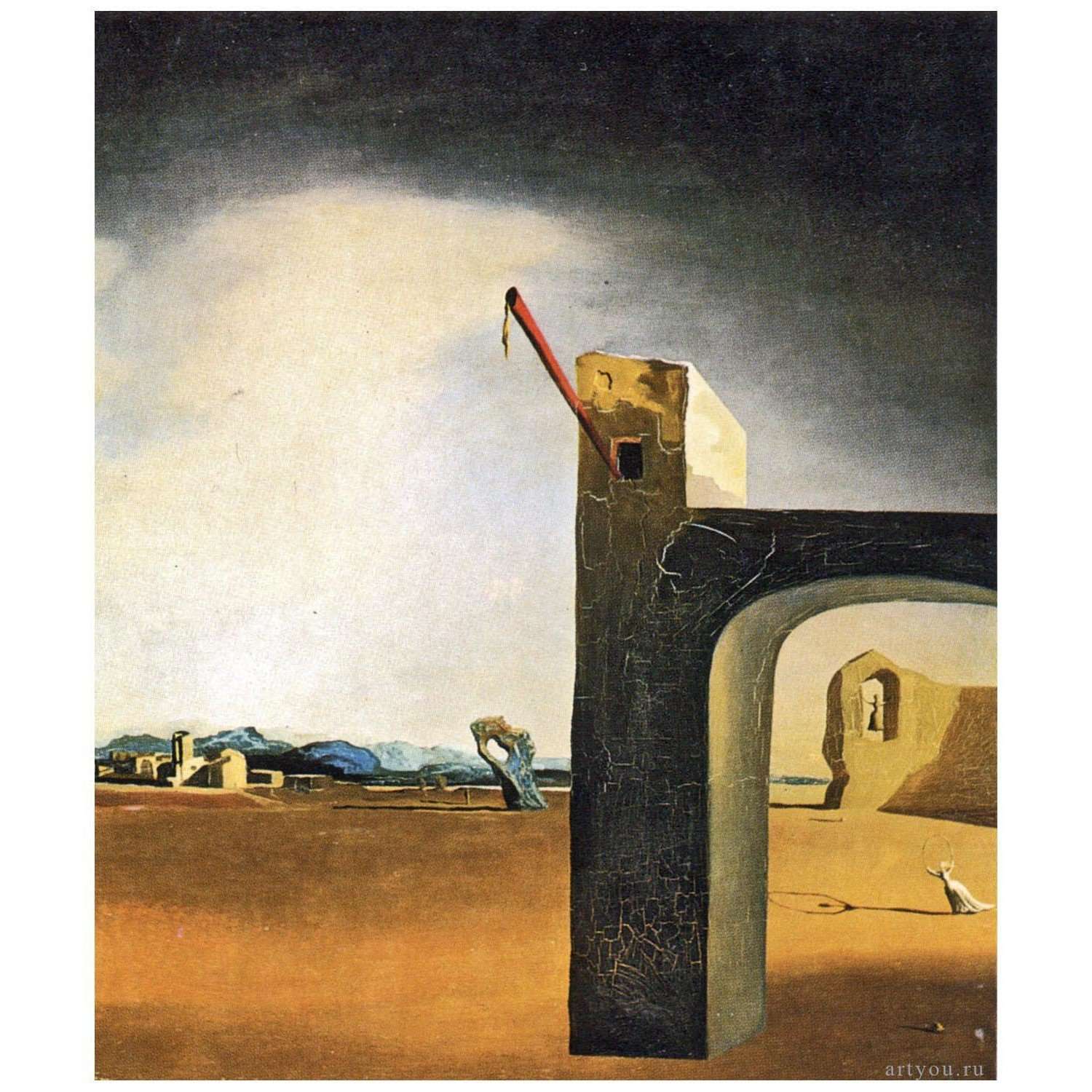  Salvador Dali. Morphological Echo. 1934. Dali Museum St. Petersburg, Florida