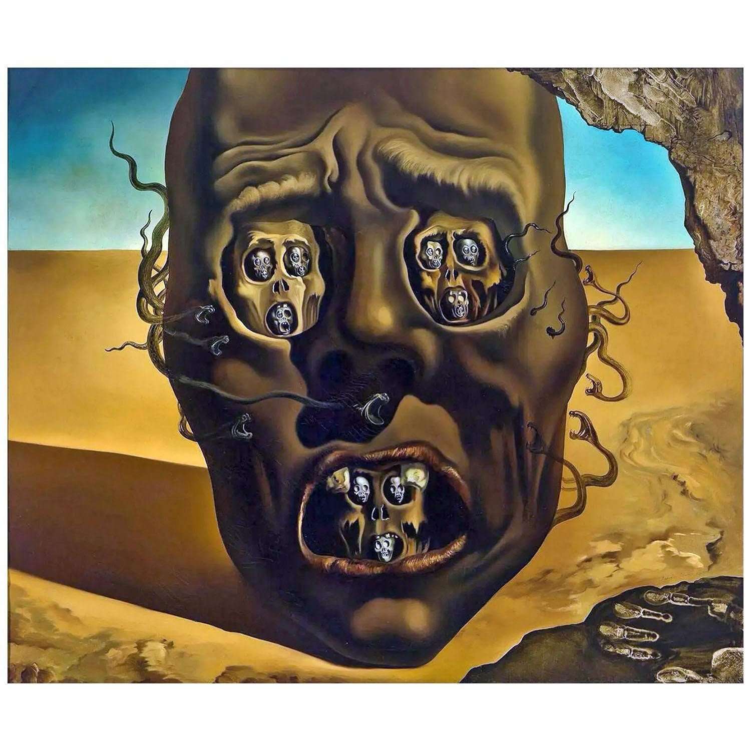  Salvador Dali. Face of the War. 1941. Museum Boijmans Van Beuningen Rotterdam