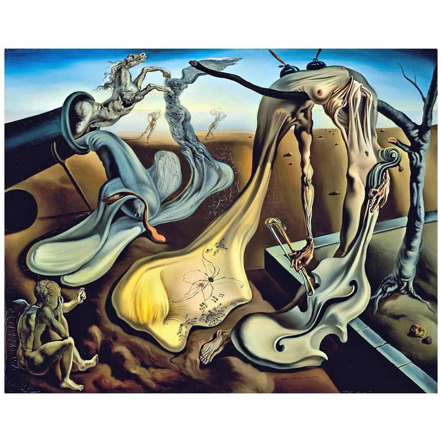  Salvador Dali. Evening Spider Promises Hope. 1942. Dali Museum St. Petersburg, USA