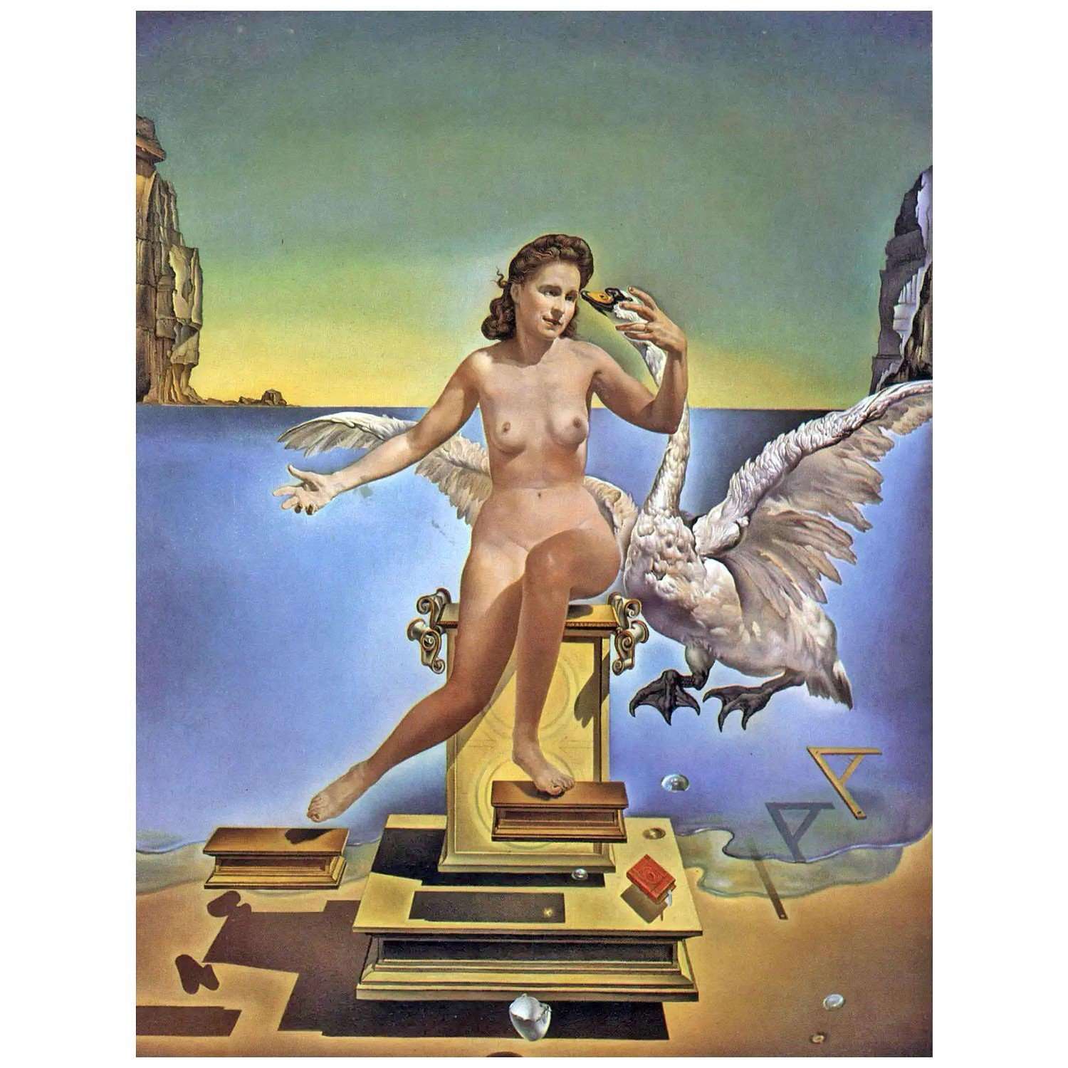  Salvador Dali. Atomic Leda. 1949. Dali's Theatre-Museum, Figueres